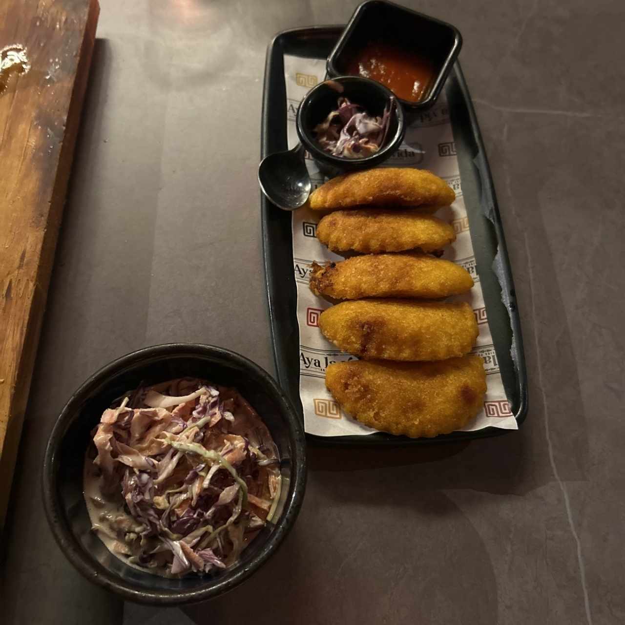 Empanada de Maíz relleno de camarón bien riquita (GF) 4 uds