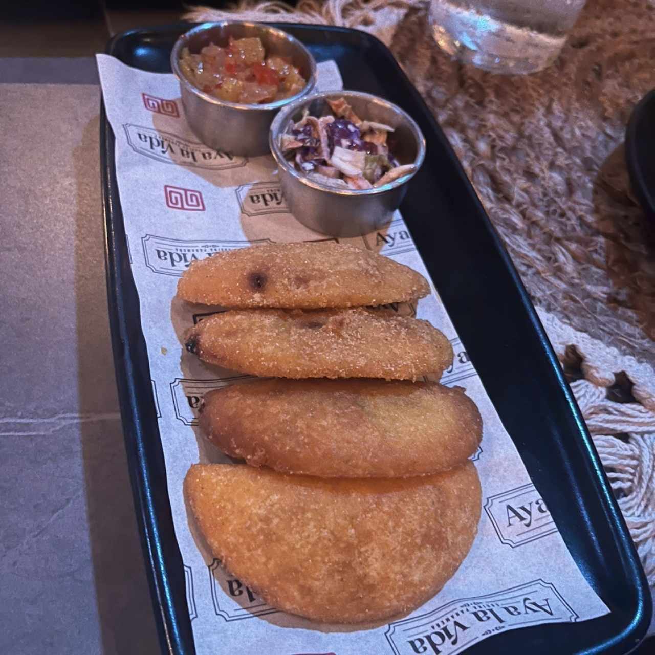 Empanada de Maíz relleno de camarón bien riquita (GF)