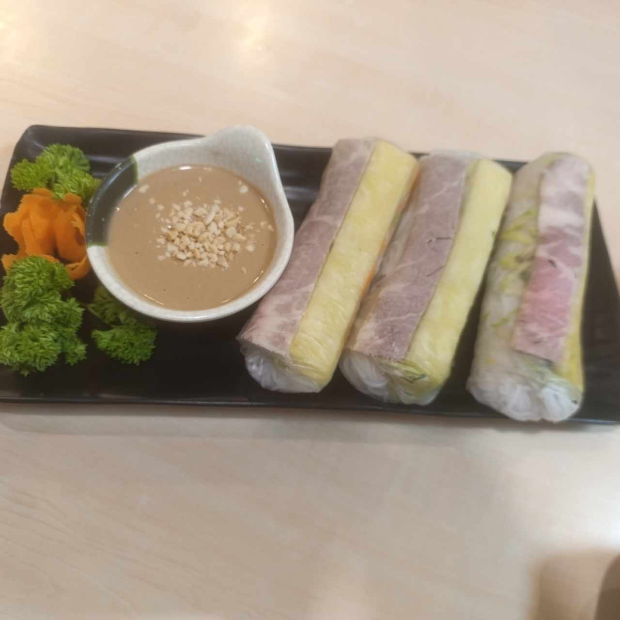 Rollo Fresco de Carne con Piña 