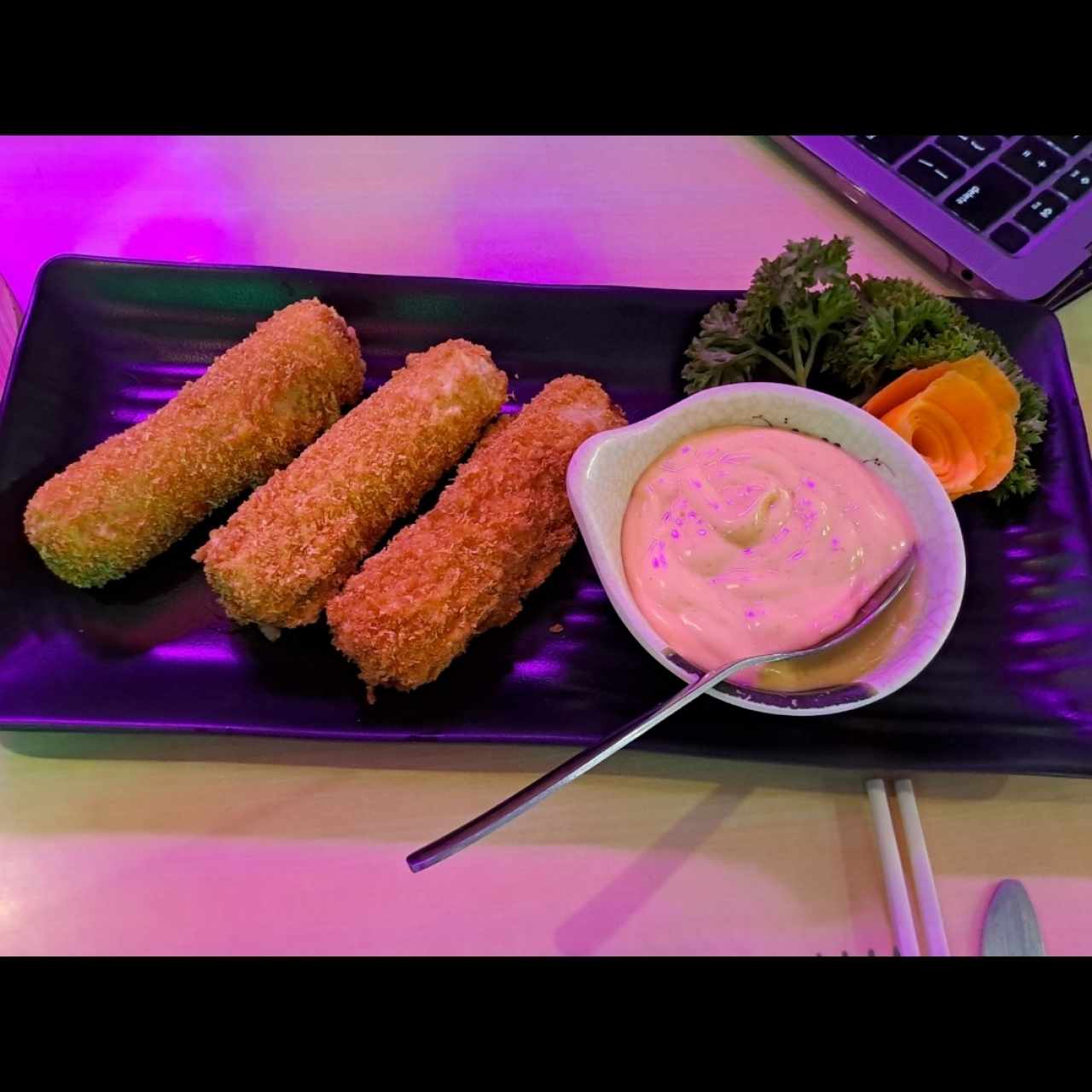 rollos de camarones