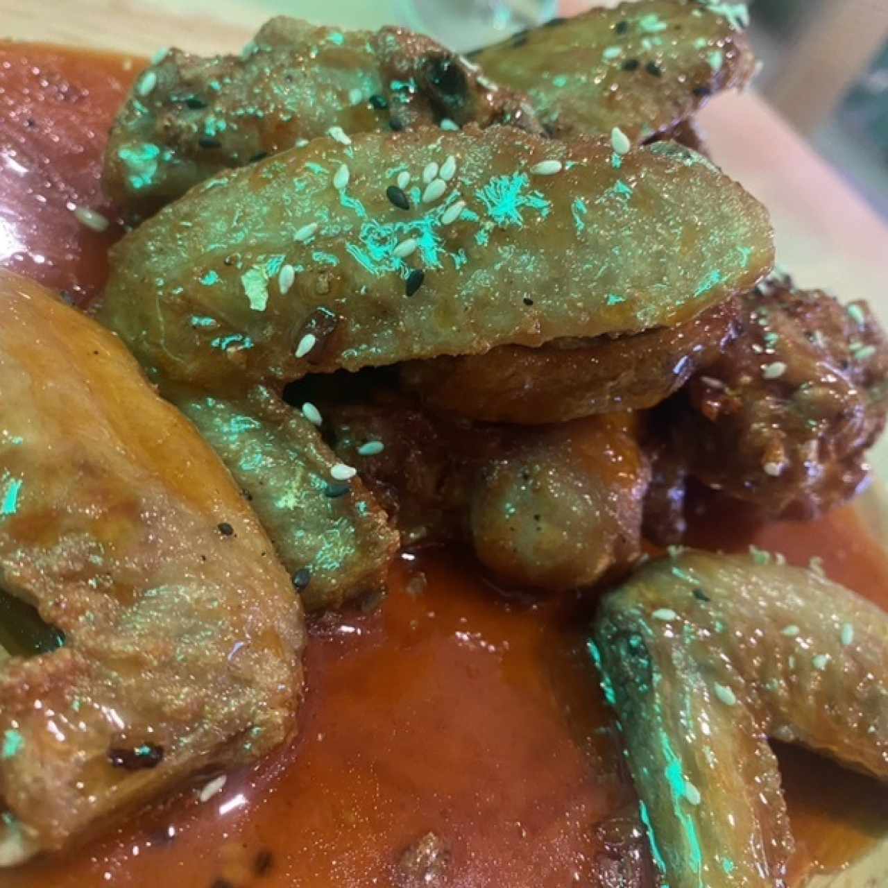 Alitas en Salsa de Tamarindo