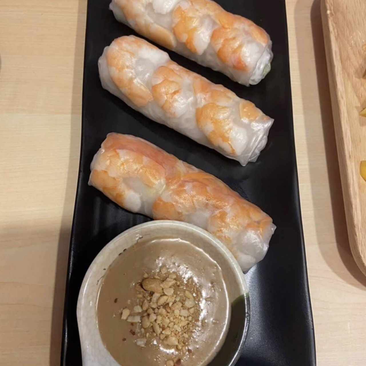 rollos de camarones 
