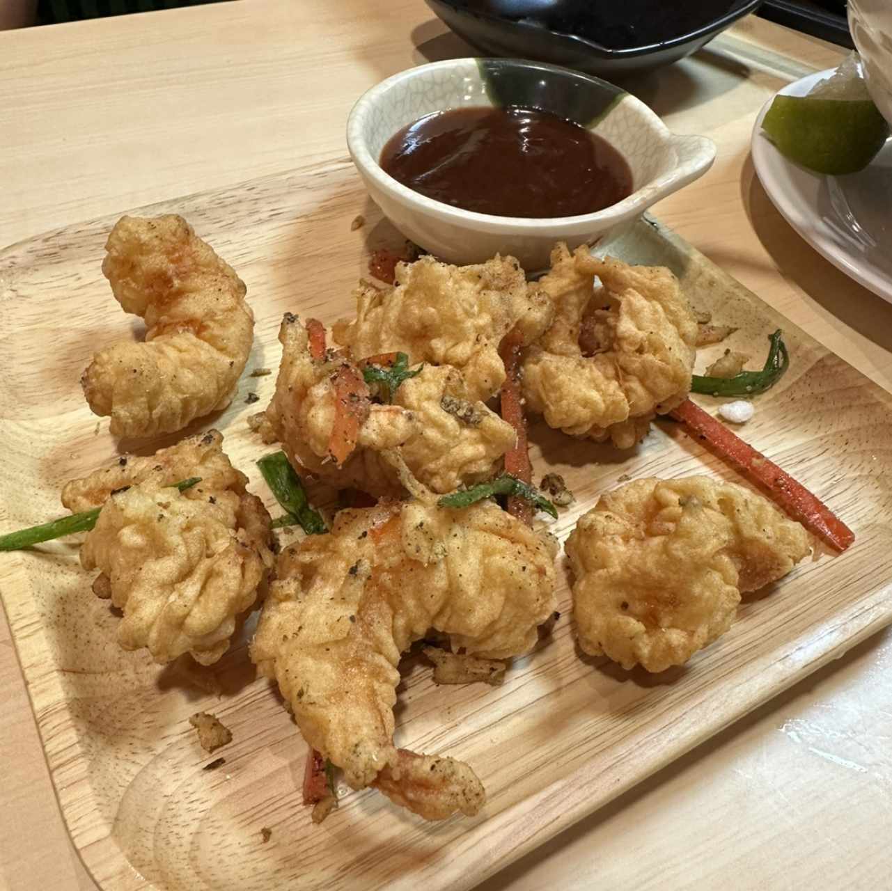 Langostinos fritos