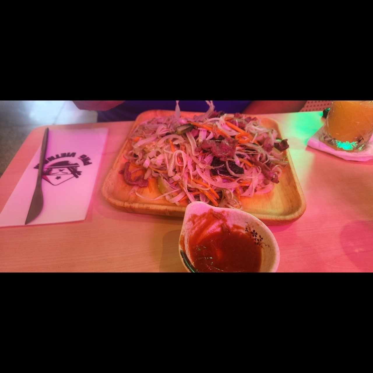 Fideos Mixtos con carne