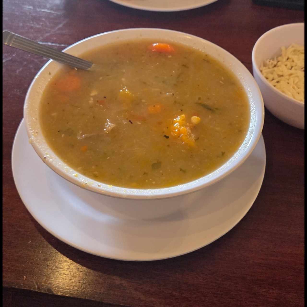SOPA DE COSTILLA A LEÑA