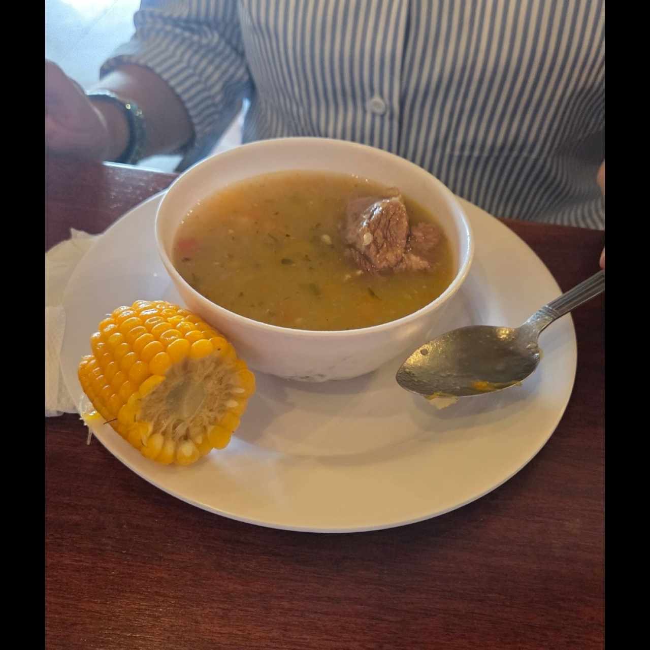 SOPA DE COSTILLA A LEÑA chica