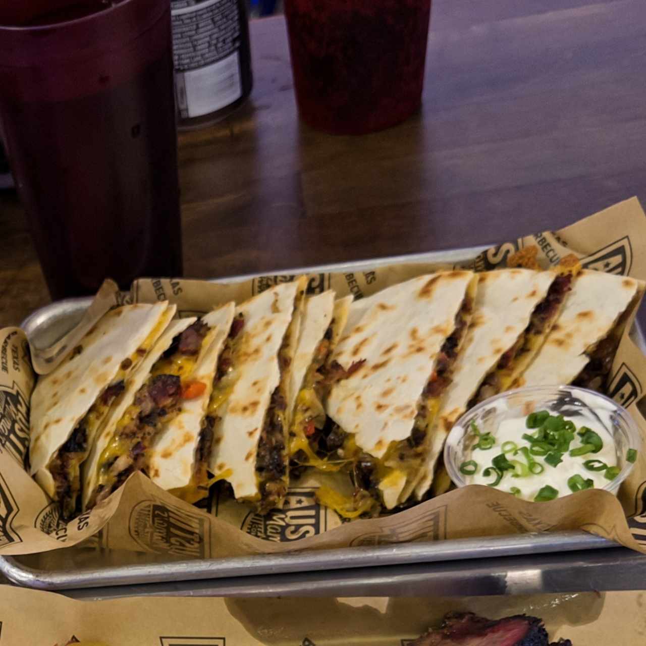Quesadillas de brisket