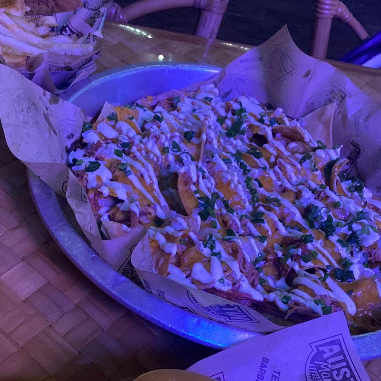 Pulled pork nachos