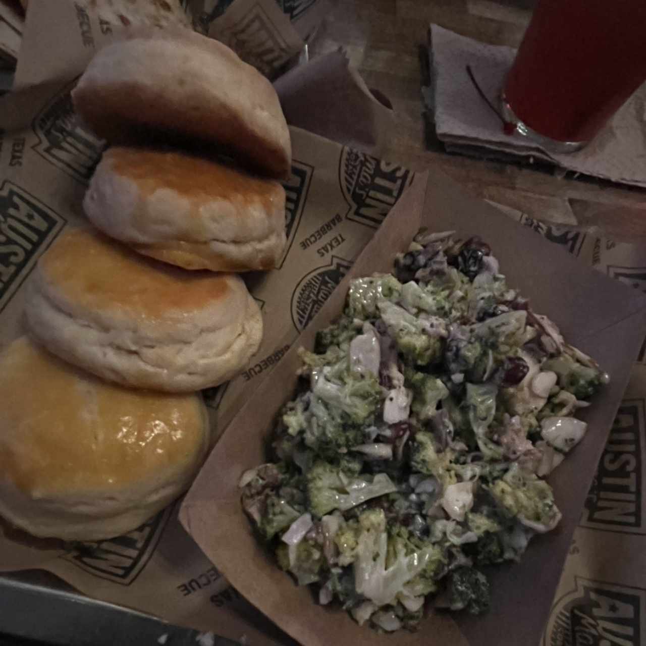 Panes - Biscuits and Brocoli Salad