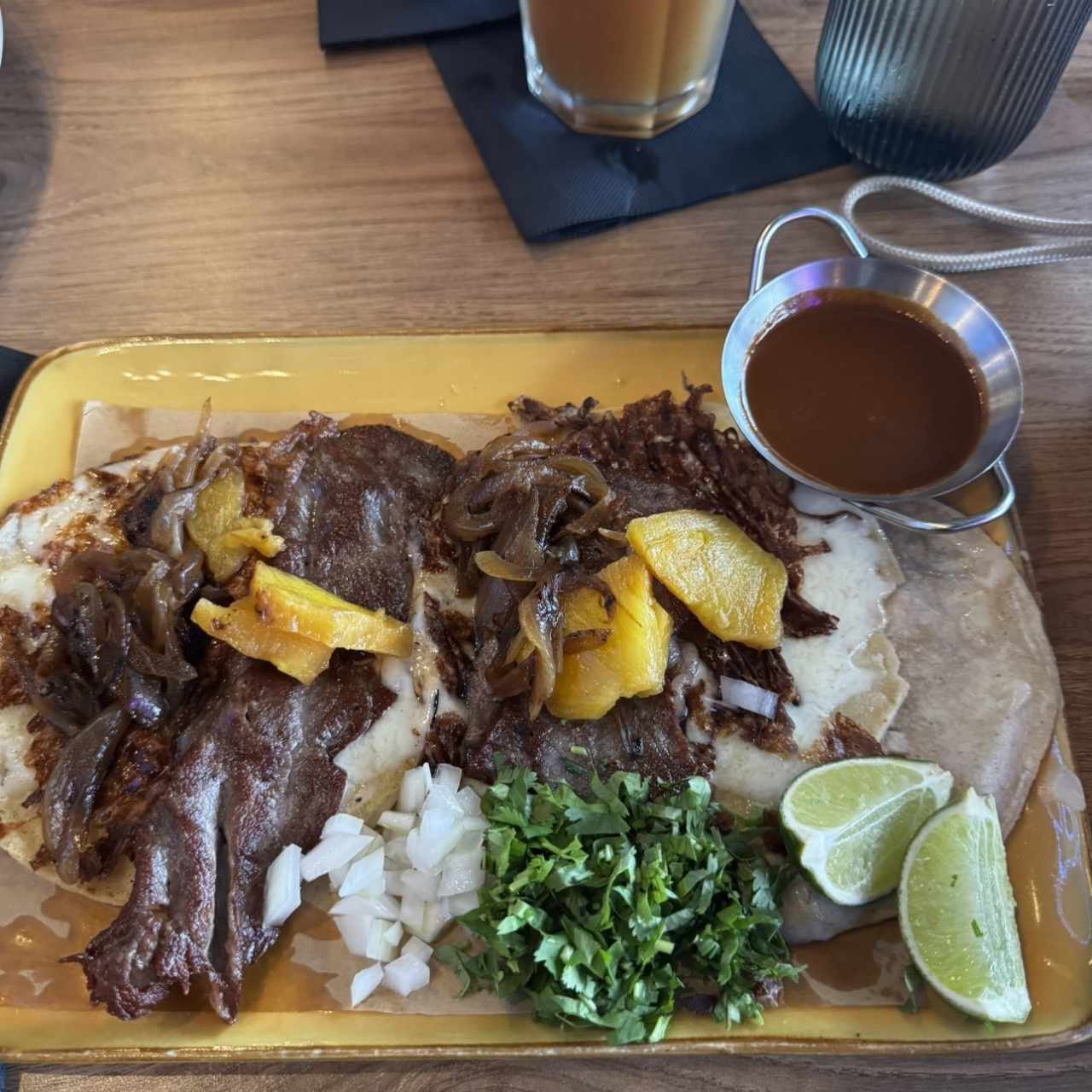 Tacos al caebón de picaña