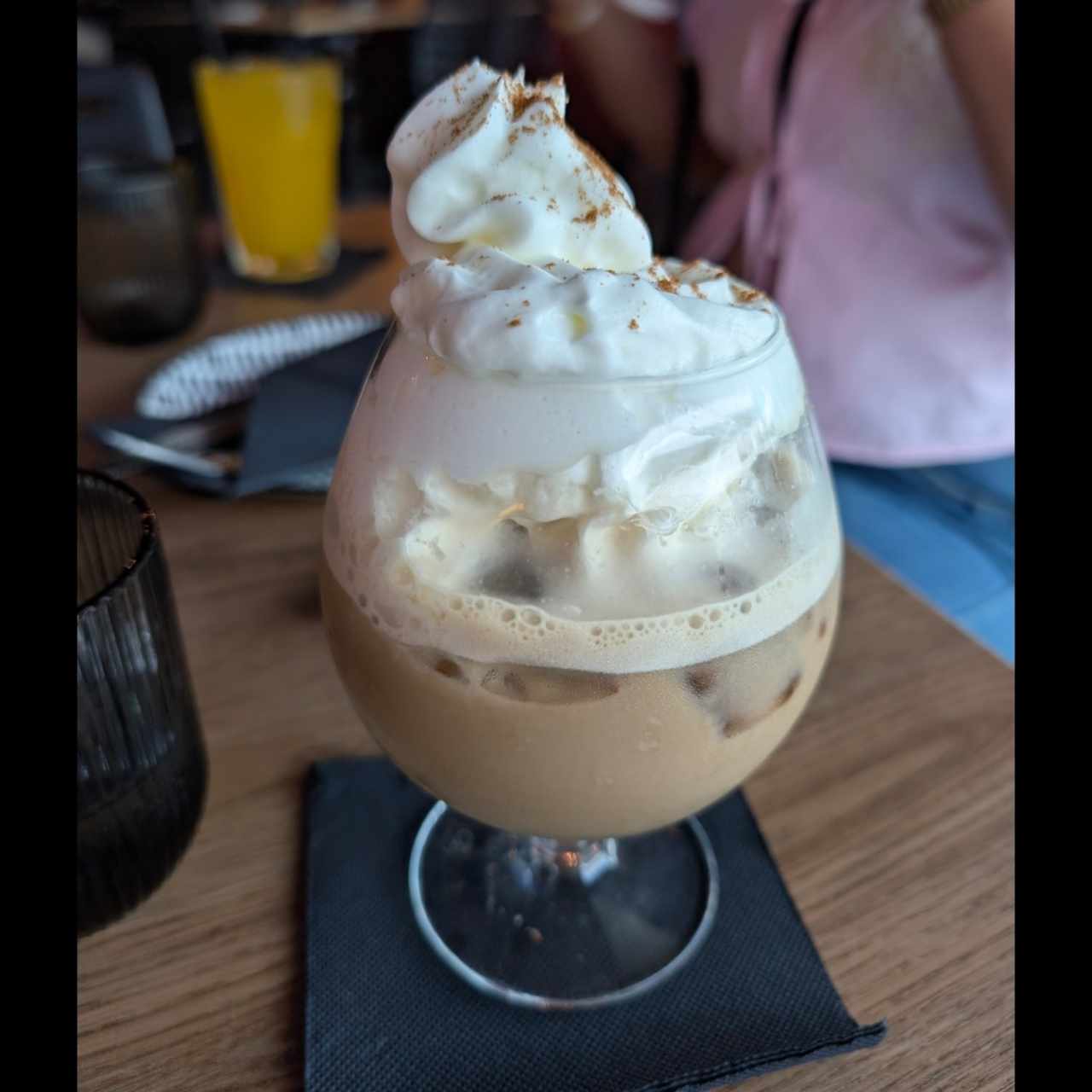 horchata con almendra y café 