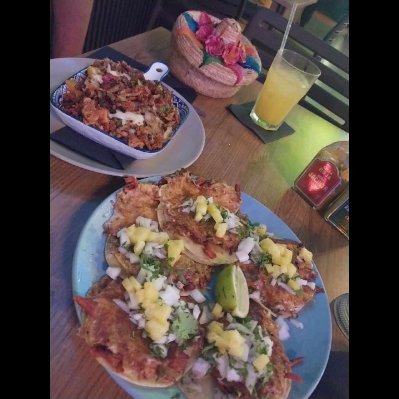 Alambre Pancho Villa y Tacos al Pastor
