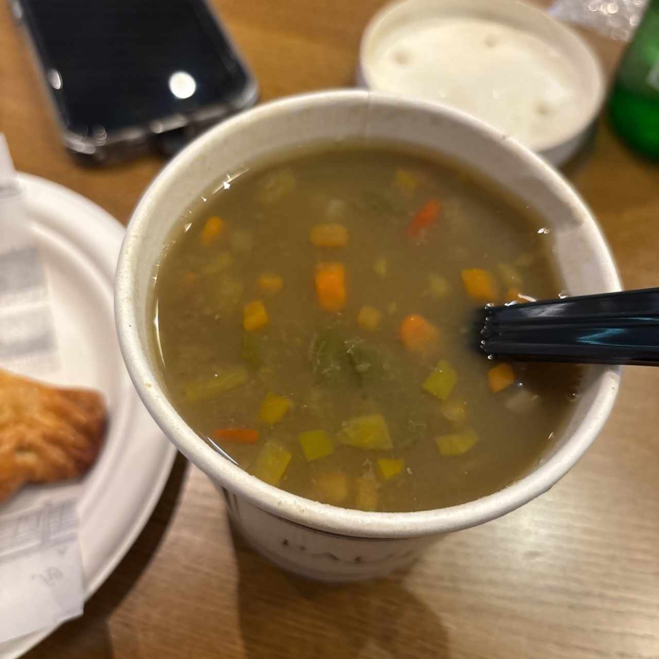 Sopa de lentejas