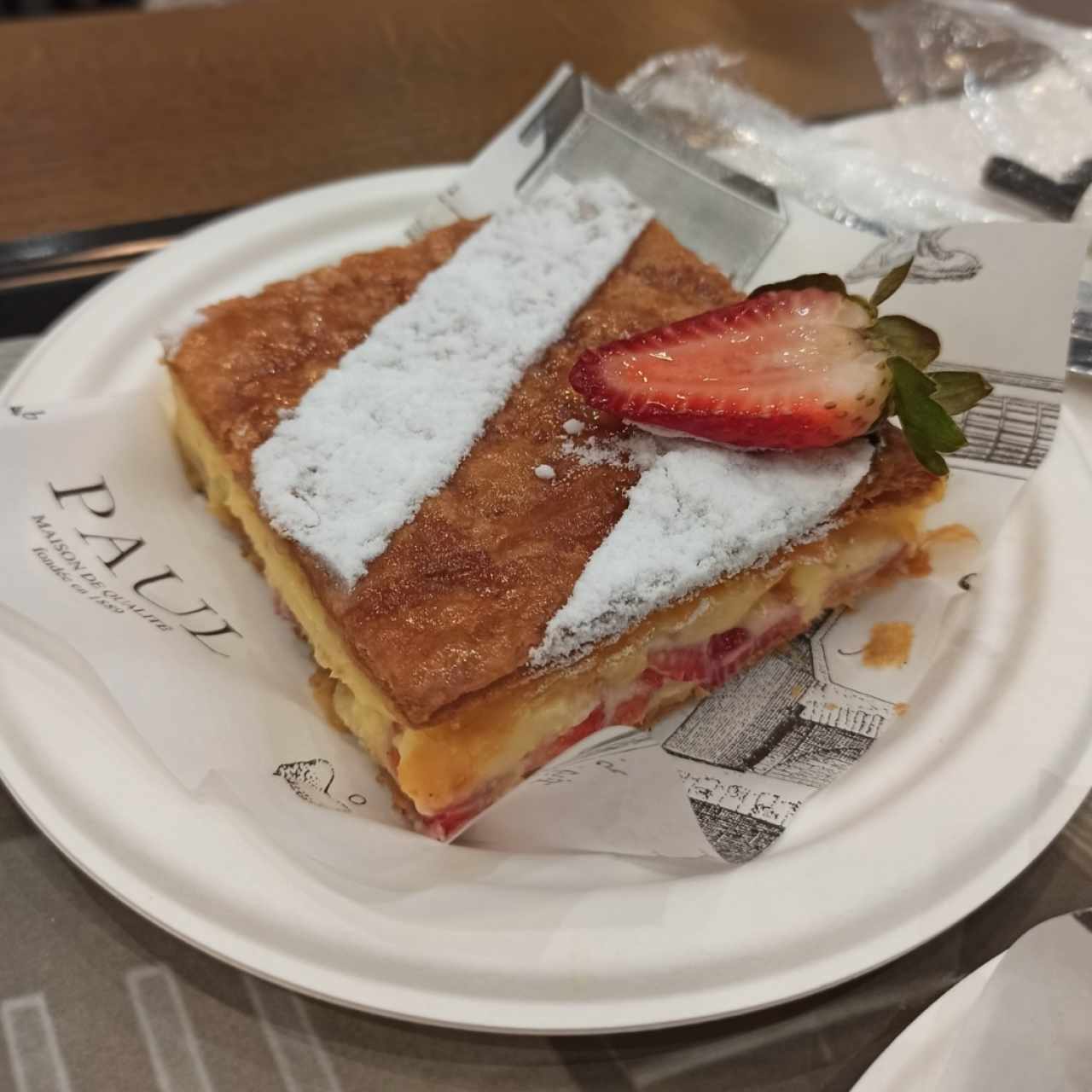 Milhojas de fresa