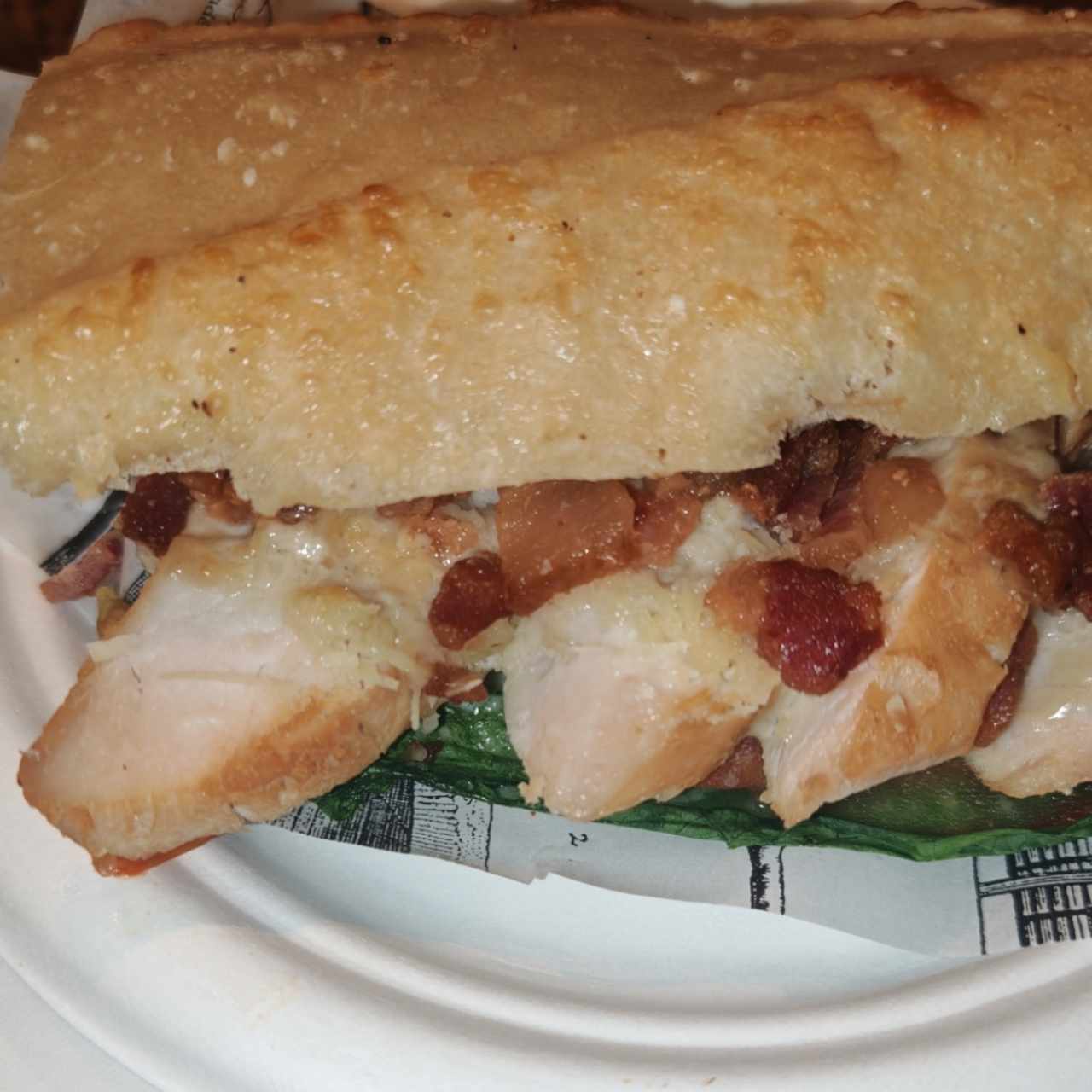 Emparedado de pollo