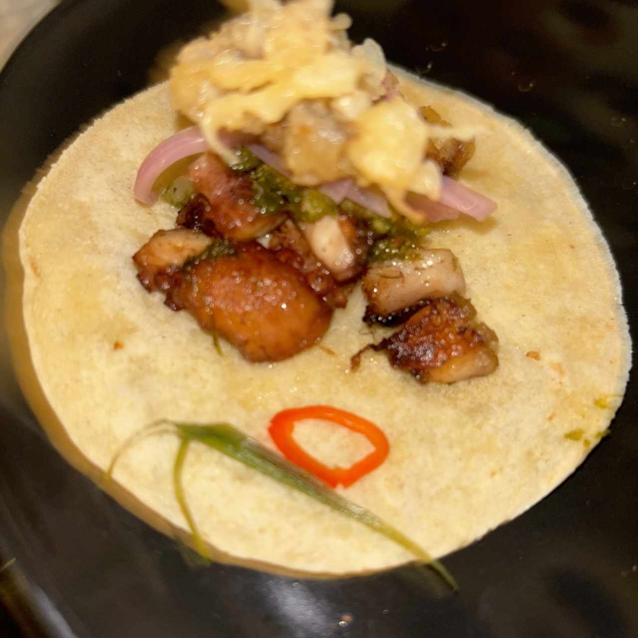 LOS TACOS DE PULPO
