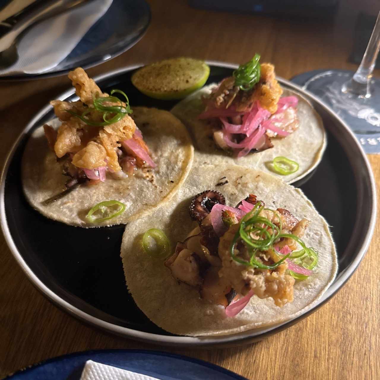 LOS TACOS DE PULPO