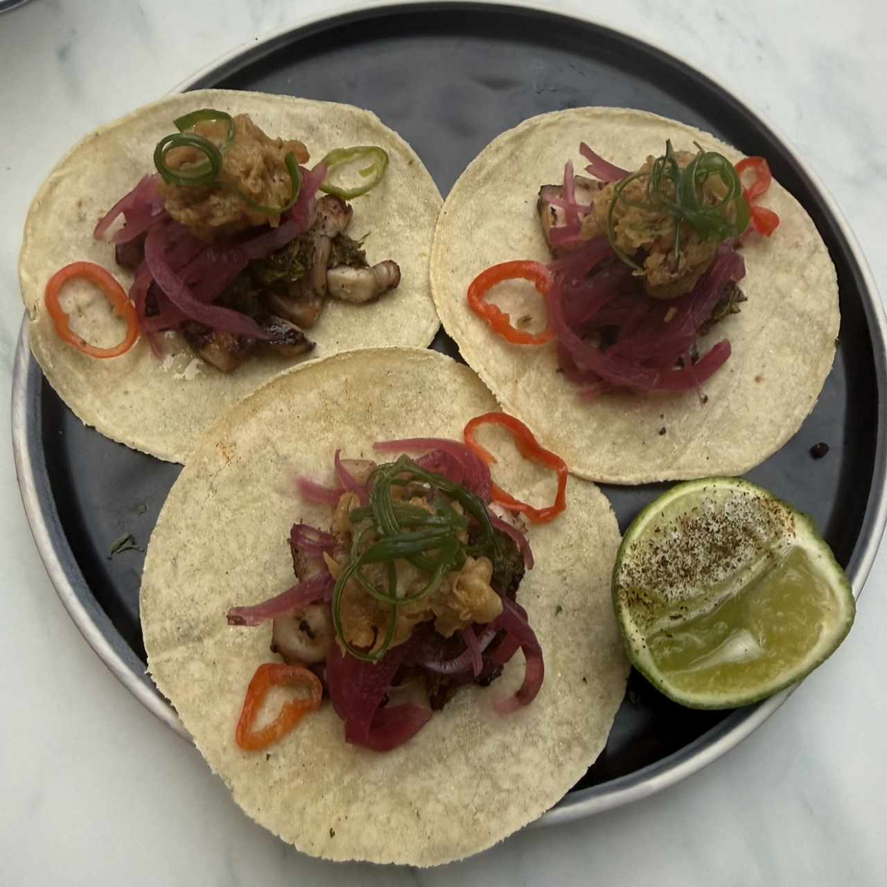 LOS TACOS DE PULPO