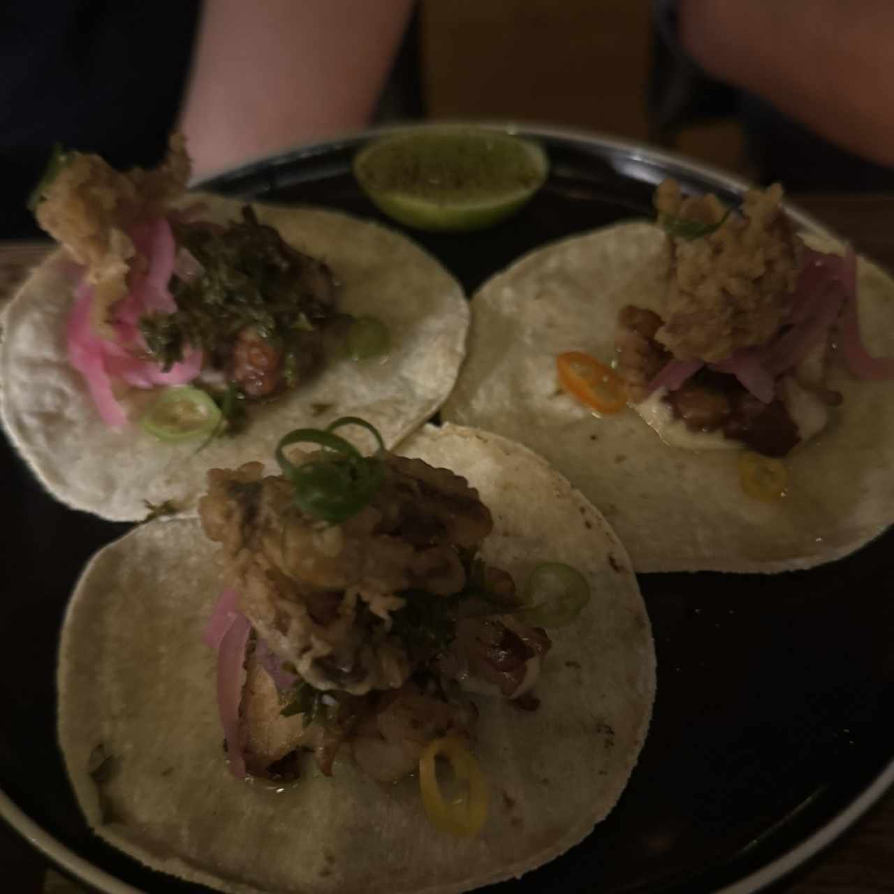 LOS TACOS DE PULPO