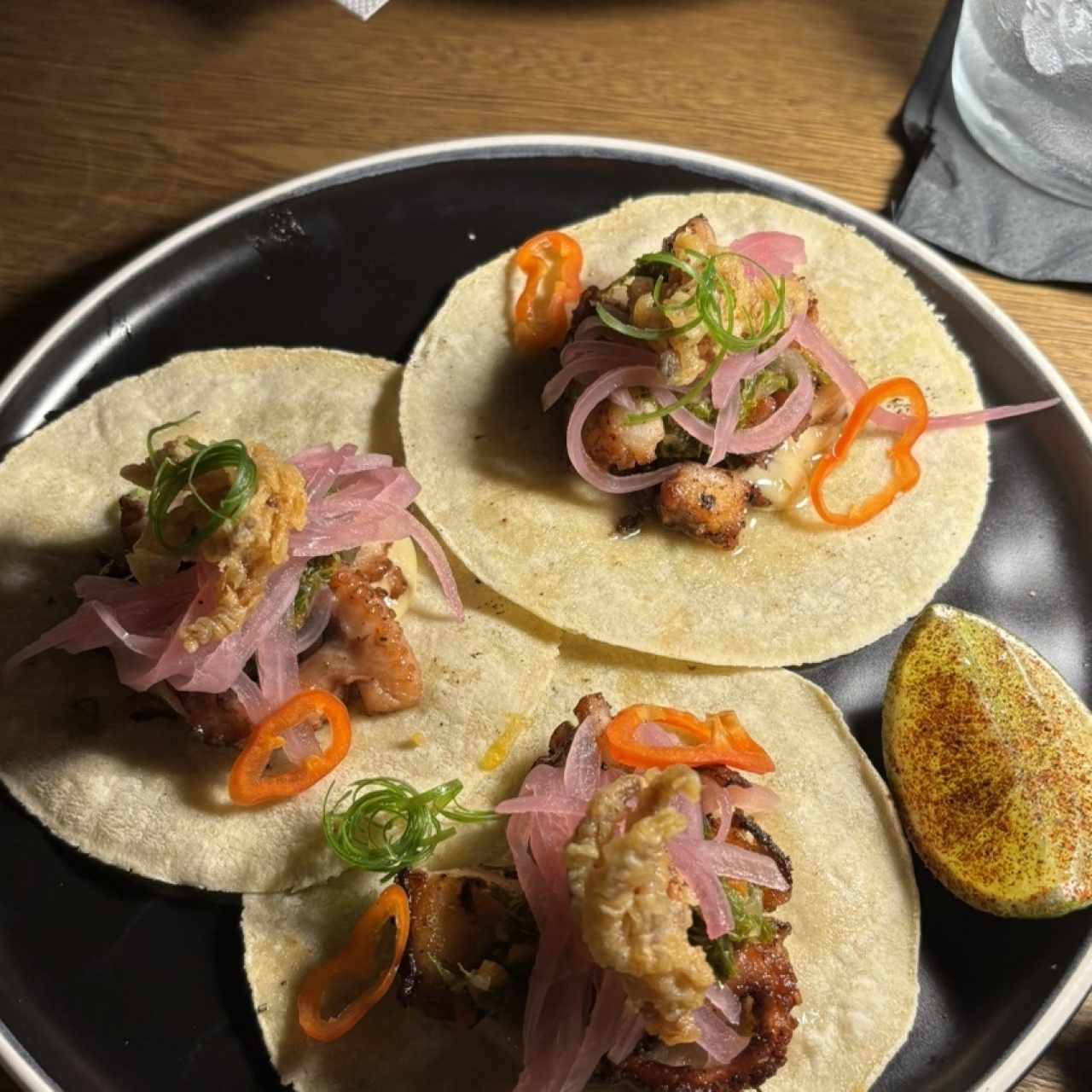 LOS TACOS DE PULPO