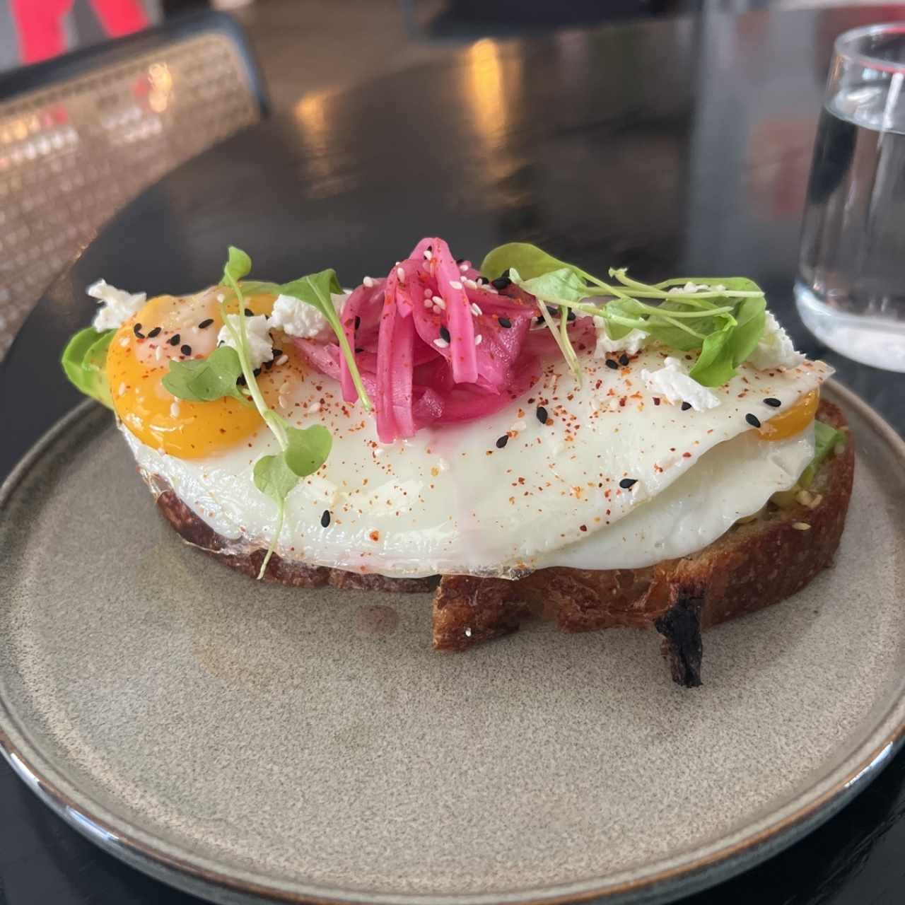 Avocado & Eggs Tartine