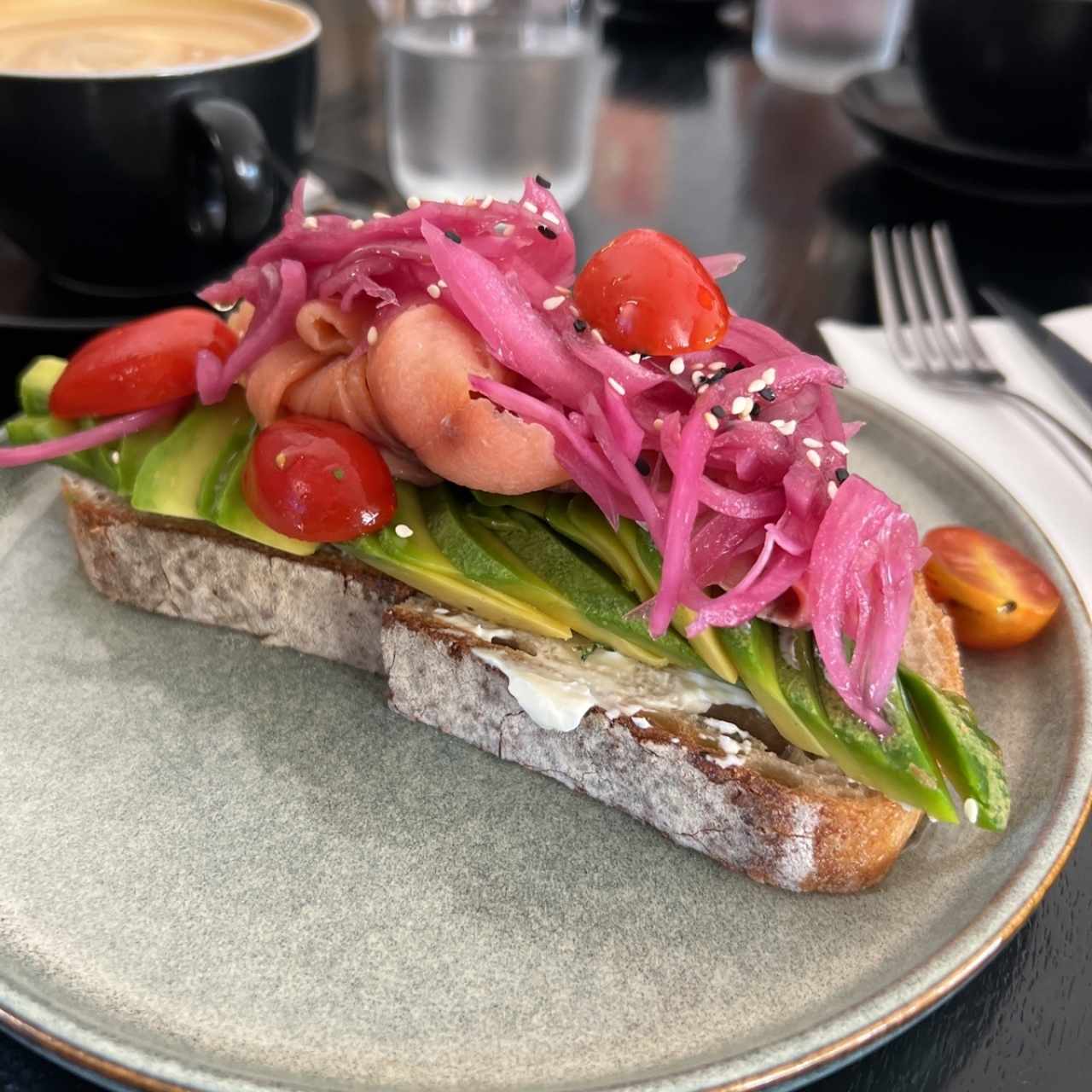 Salmon Tartine