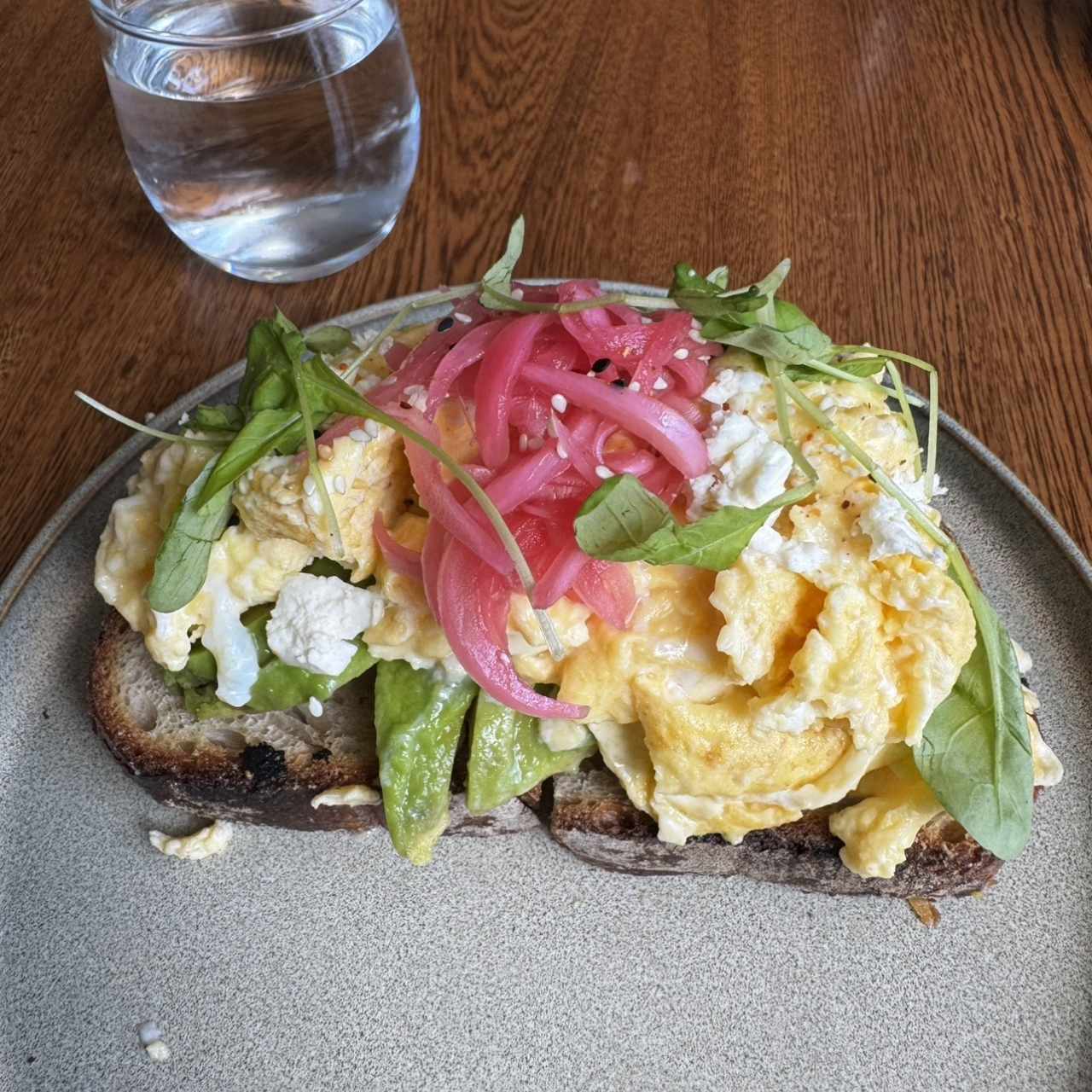Avocado & Eggs Tartine