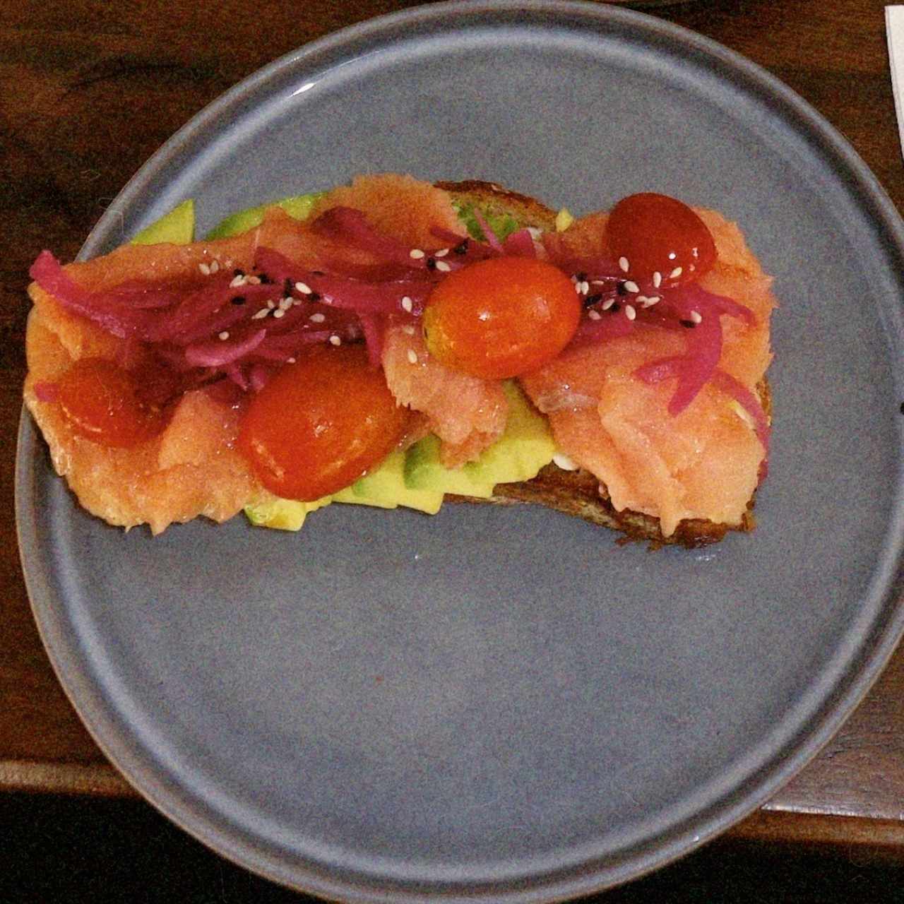Salmon Tartine