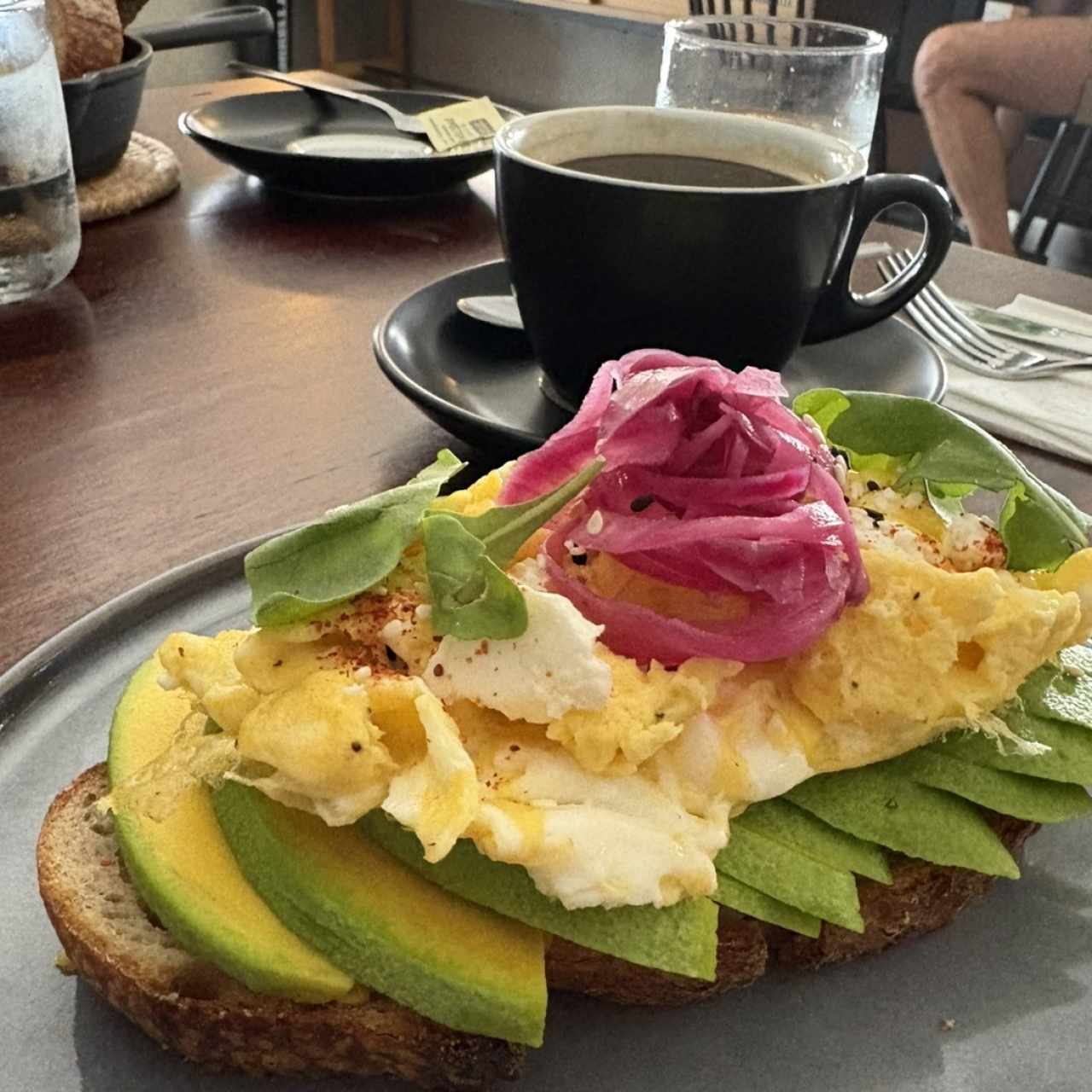 Avocado & Eggs Tartine