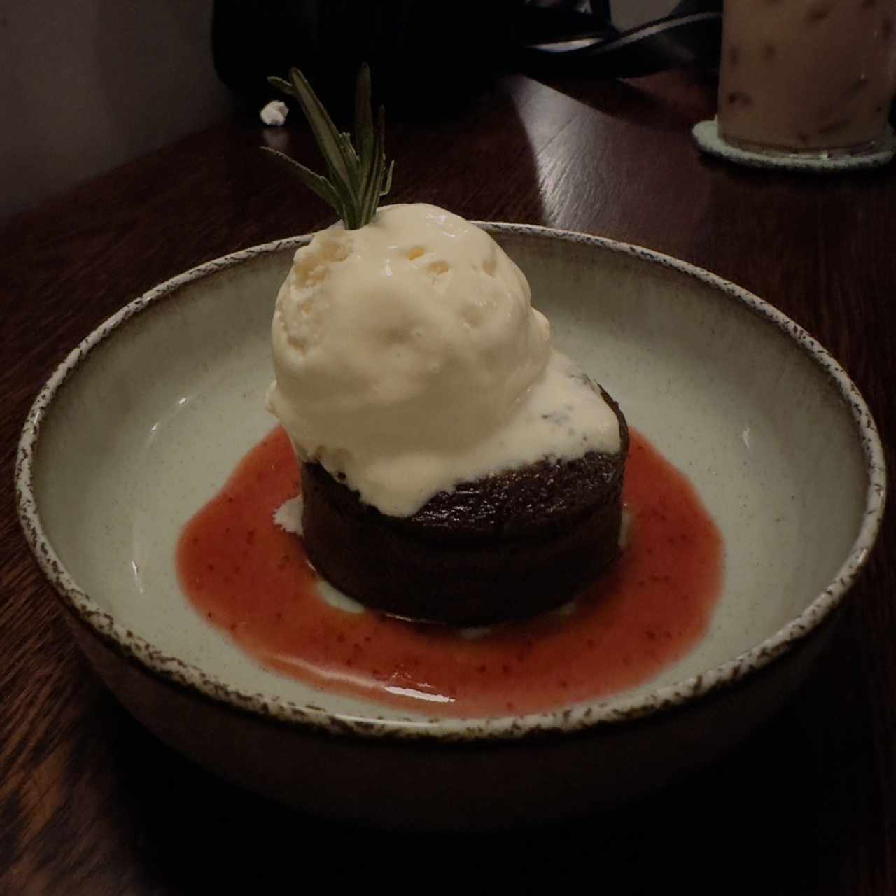 Lava Cake + Helado
