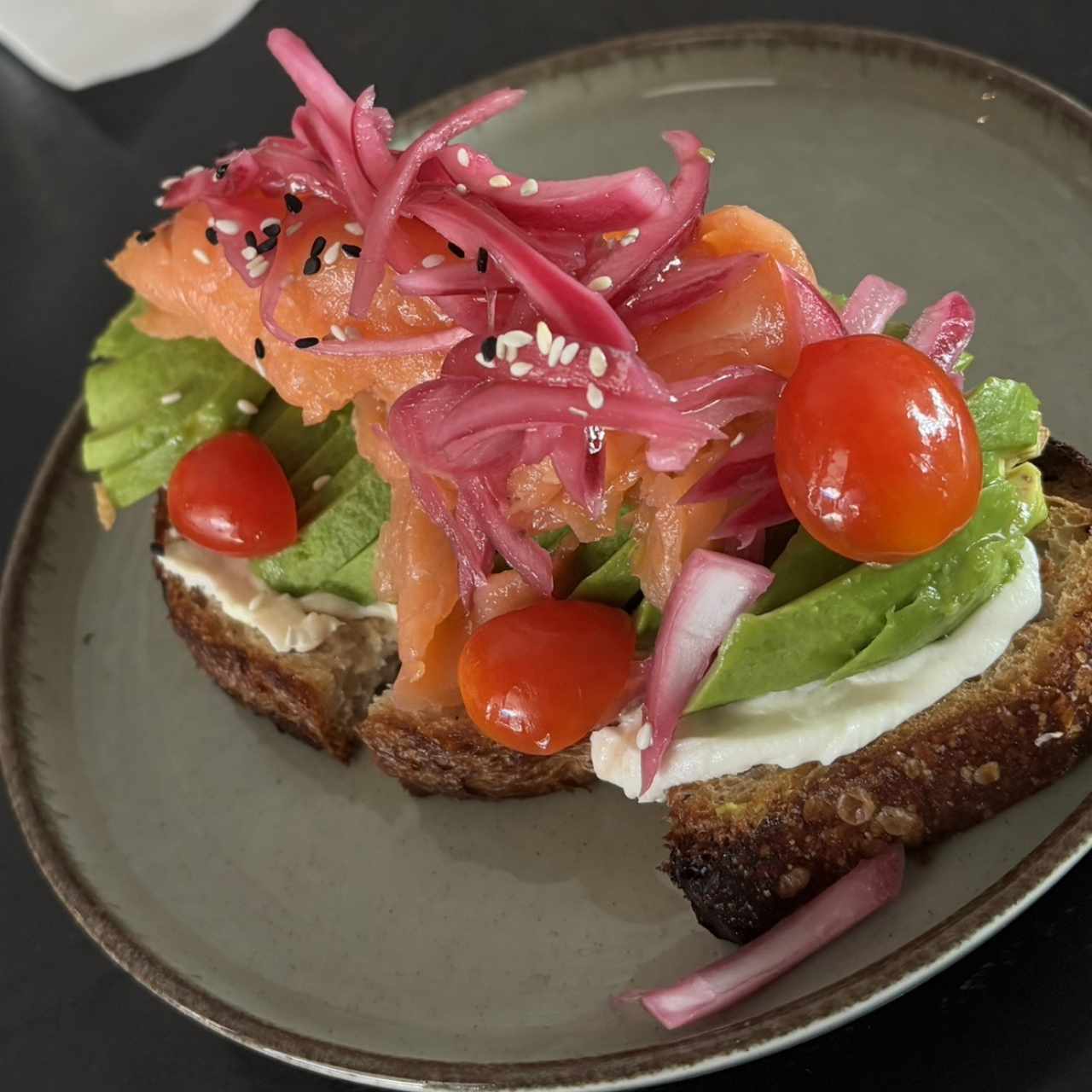 Salmon Tartine