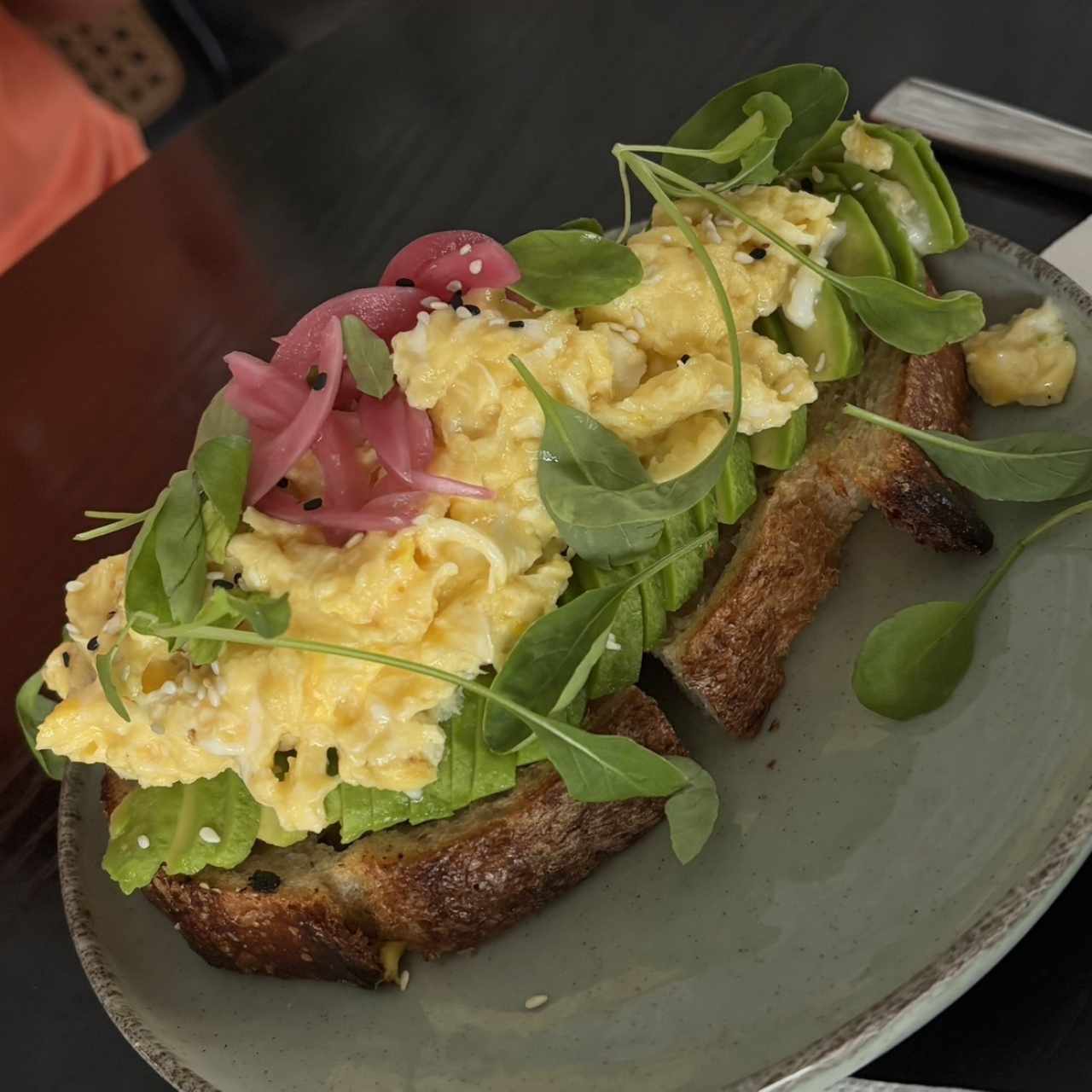 Avocado & Eggs Tartine