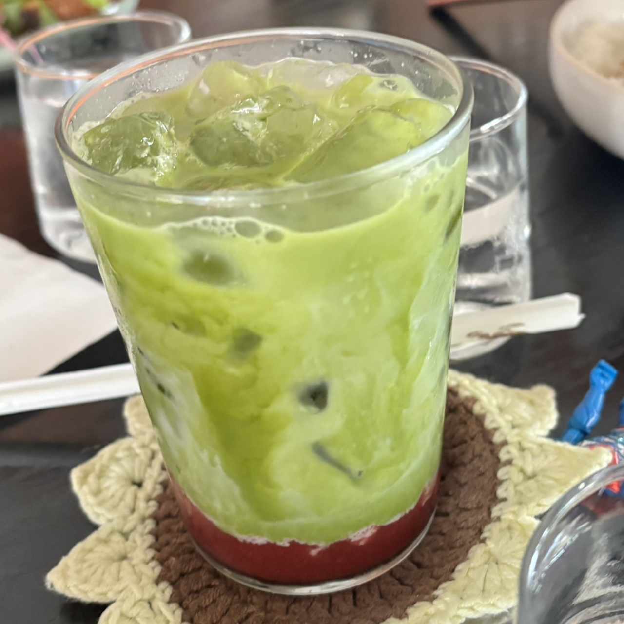 Strawberry matcha