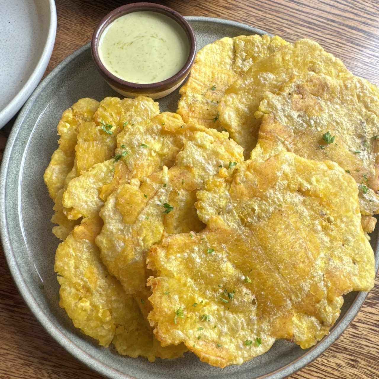 Tapas Sunset - Patacones Cilantro