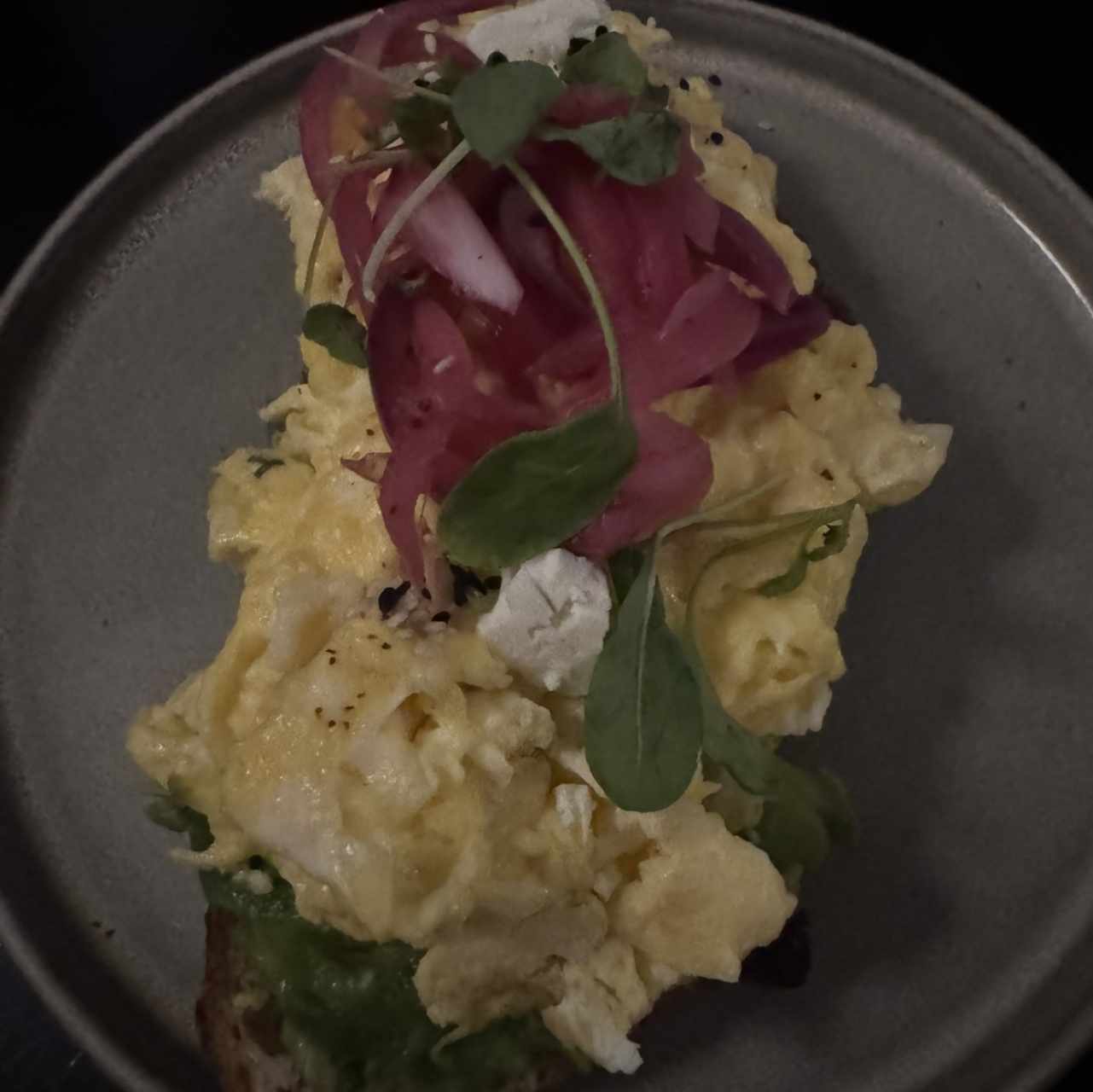 Avocado & Eggs Tartine