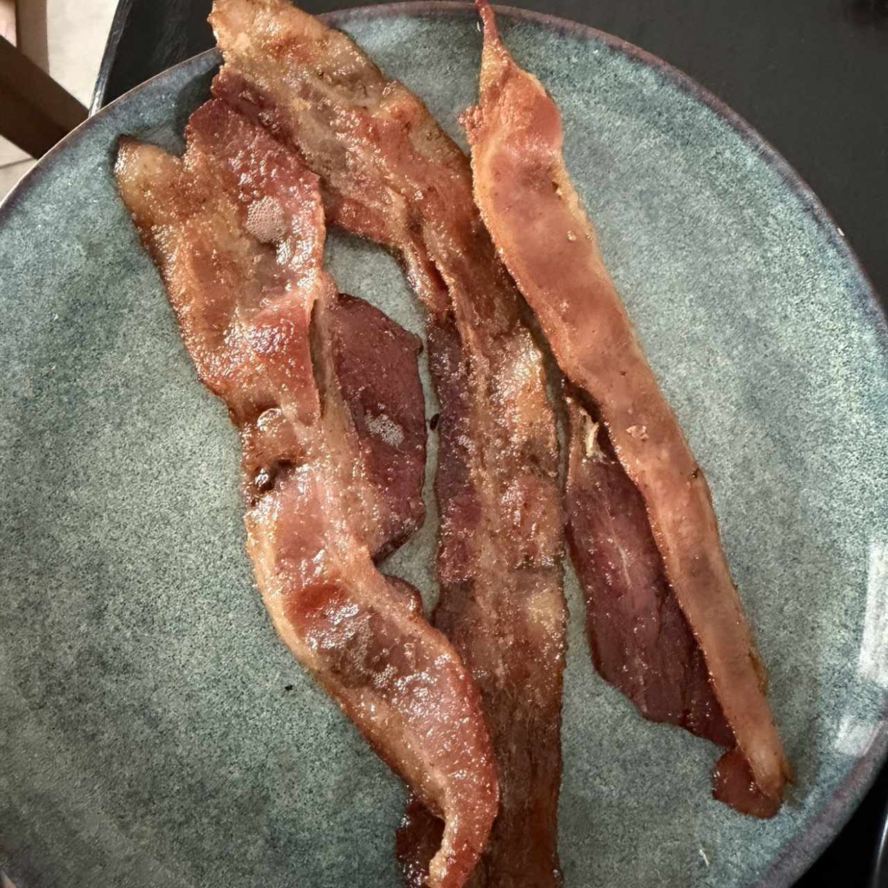 Bacon: Dos Tiras de Bacon a la Plancha