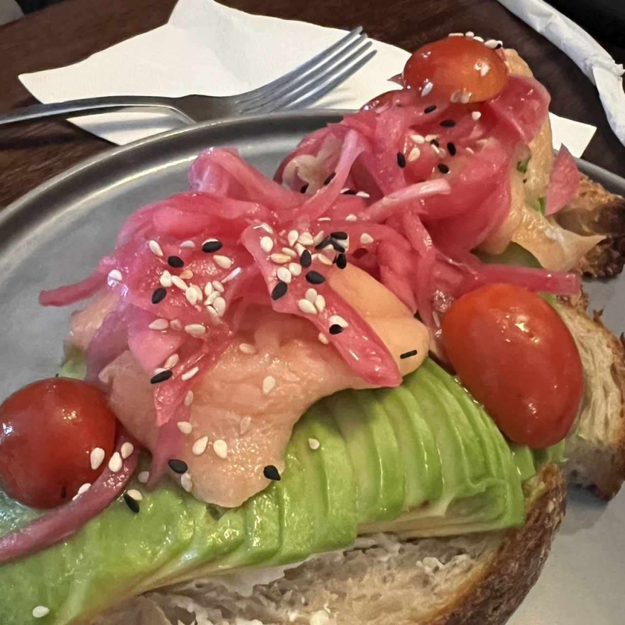 Salmon Tartine