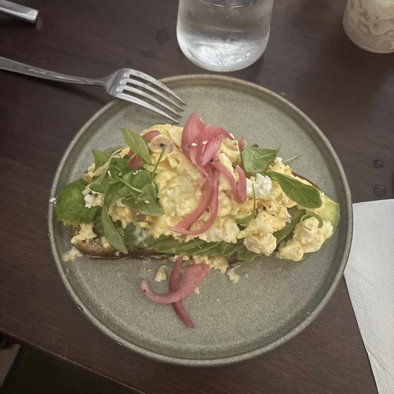 Avocado & Eggs Tartine
