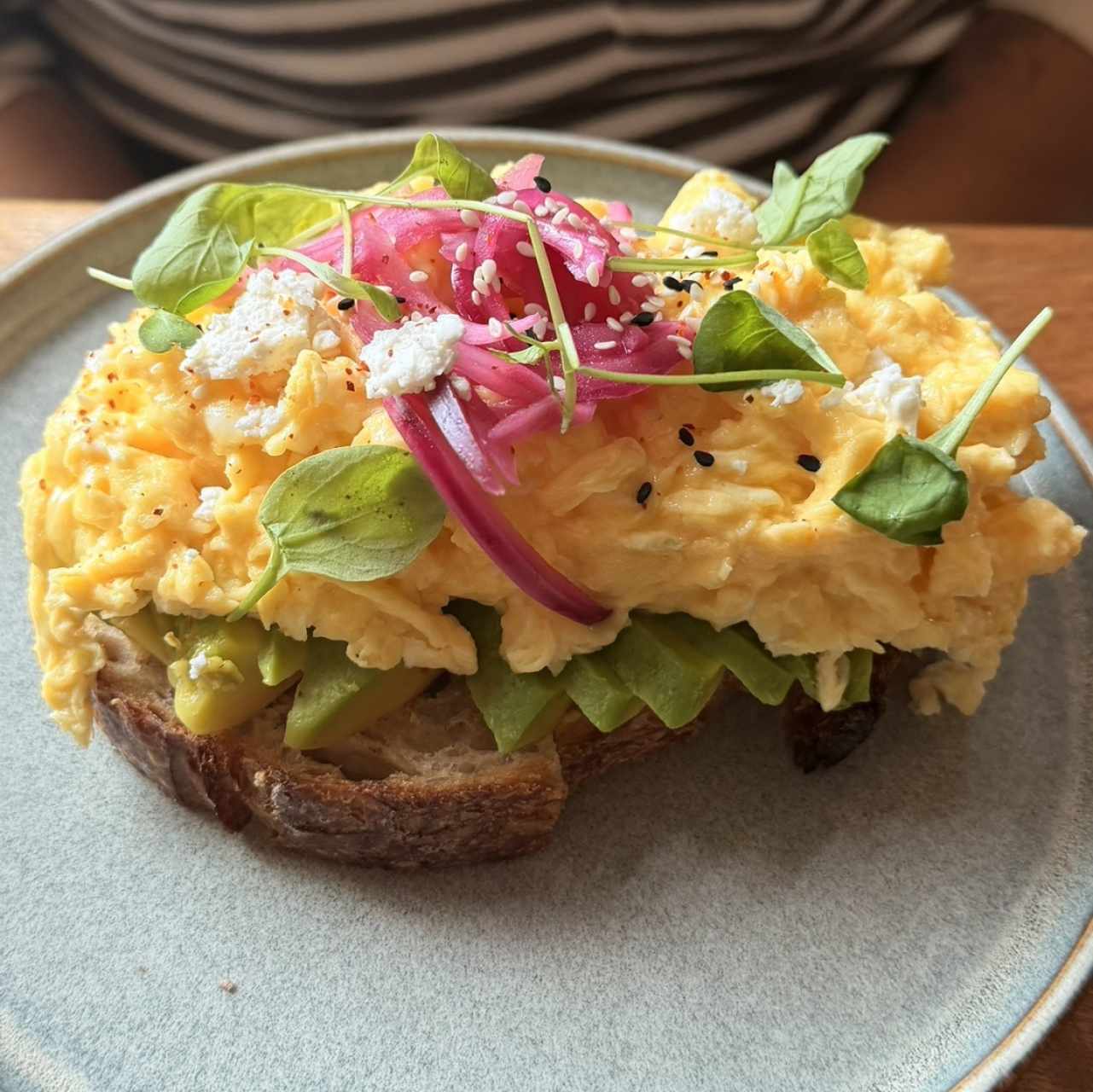 Avocado & Eggs Tartine