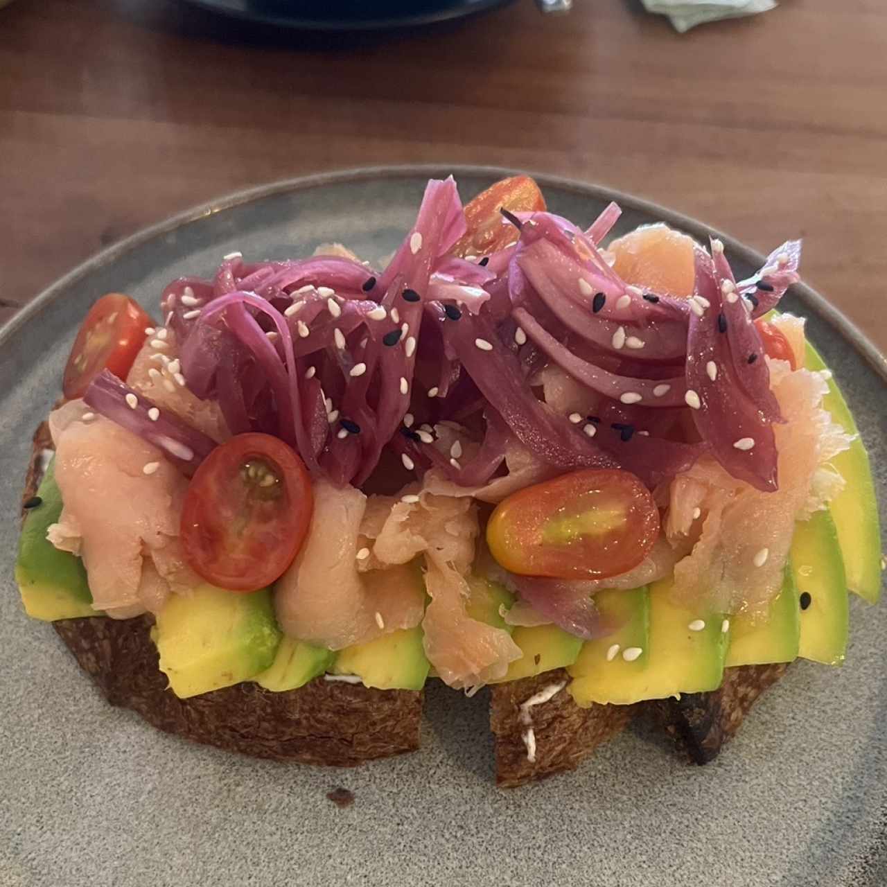 Salmon Tartine