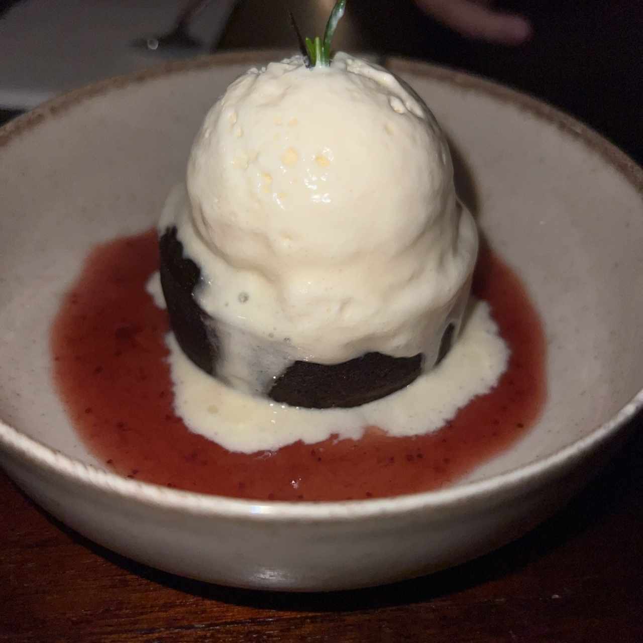 Lava Cake + Helado