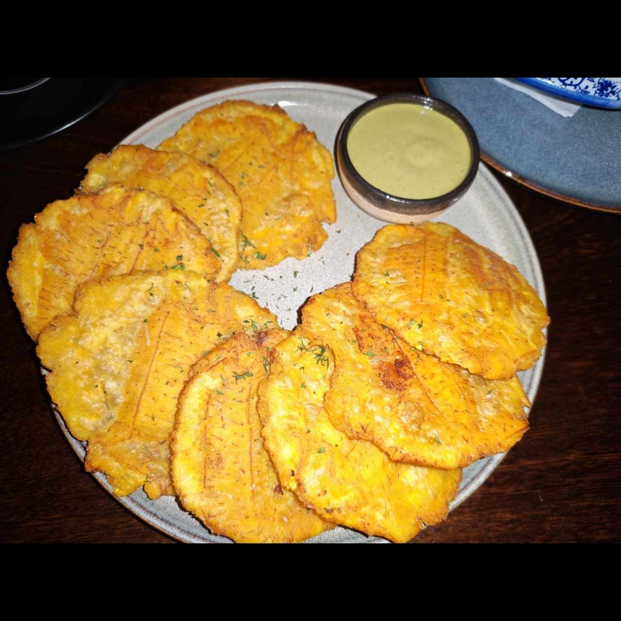 Tapas Sunset - Patacones Cilantro