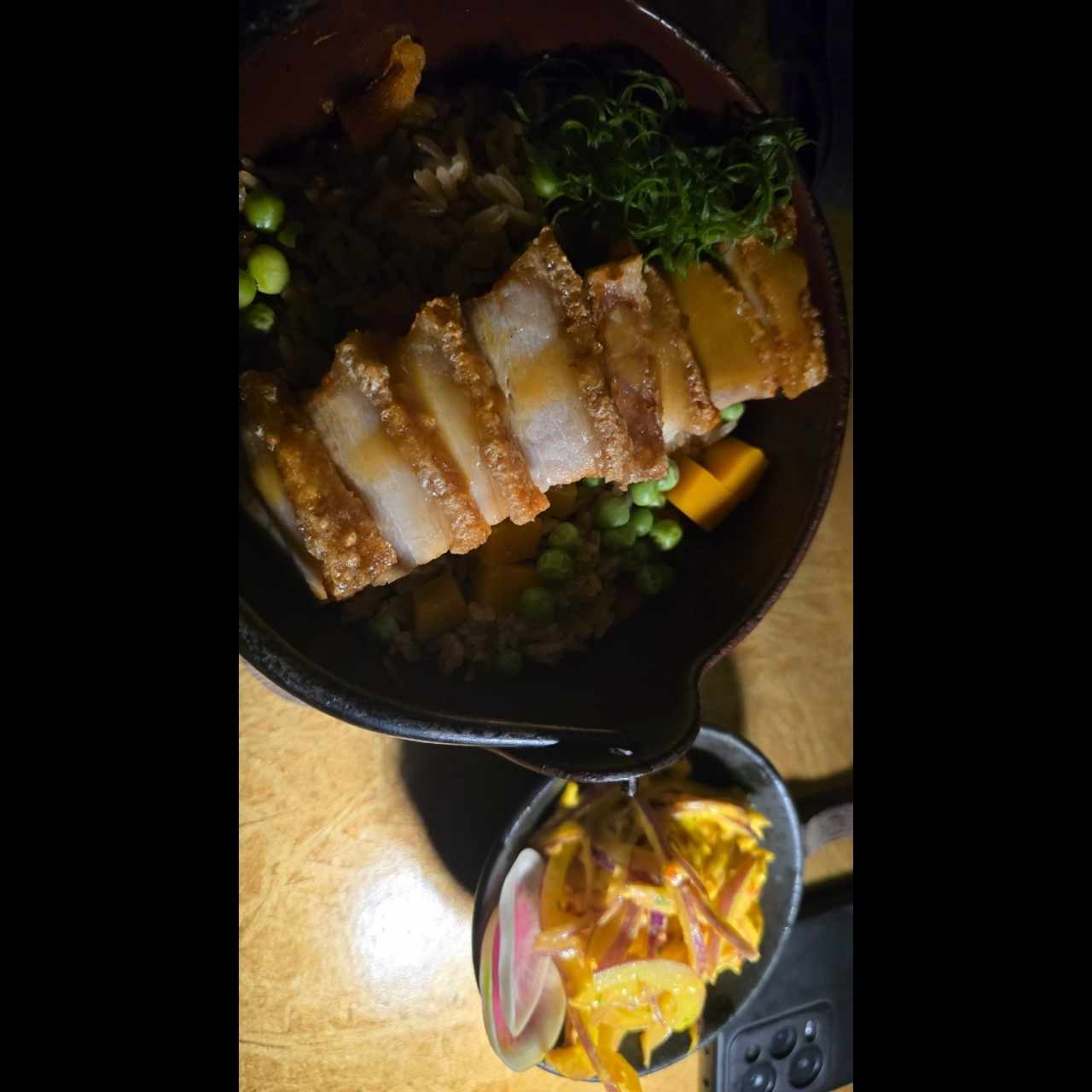 Arroz con panceta 