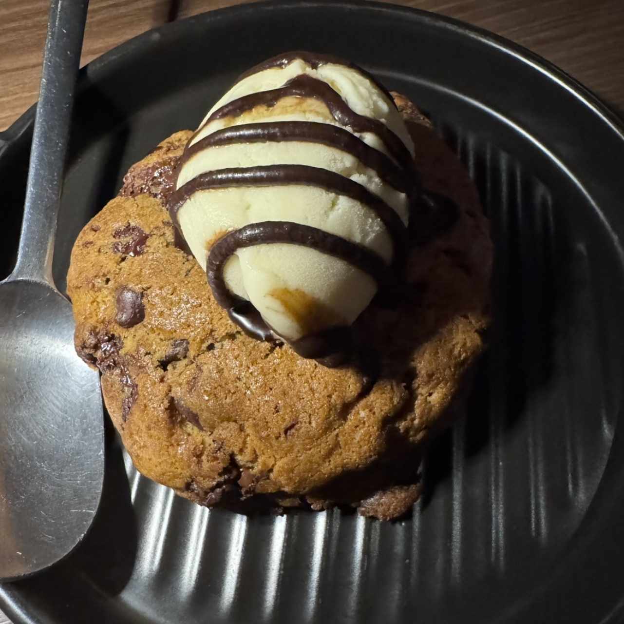 Galleta con helado