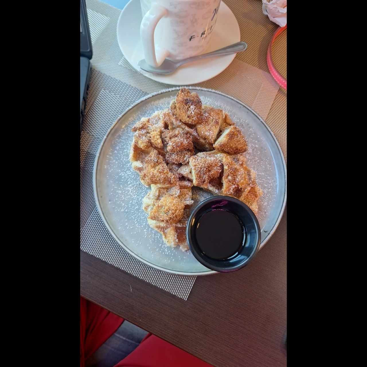 "Oh my god" chicken & waffles