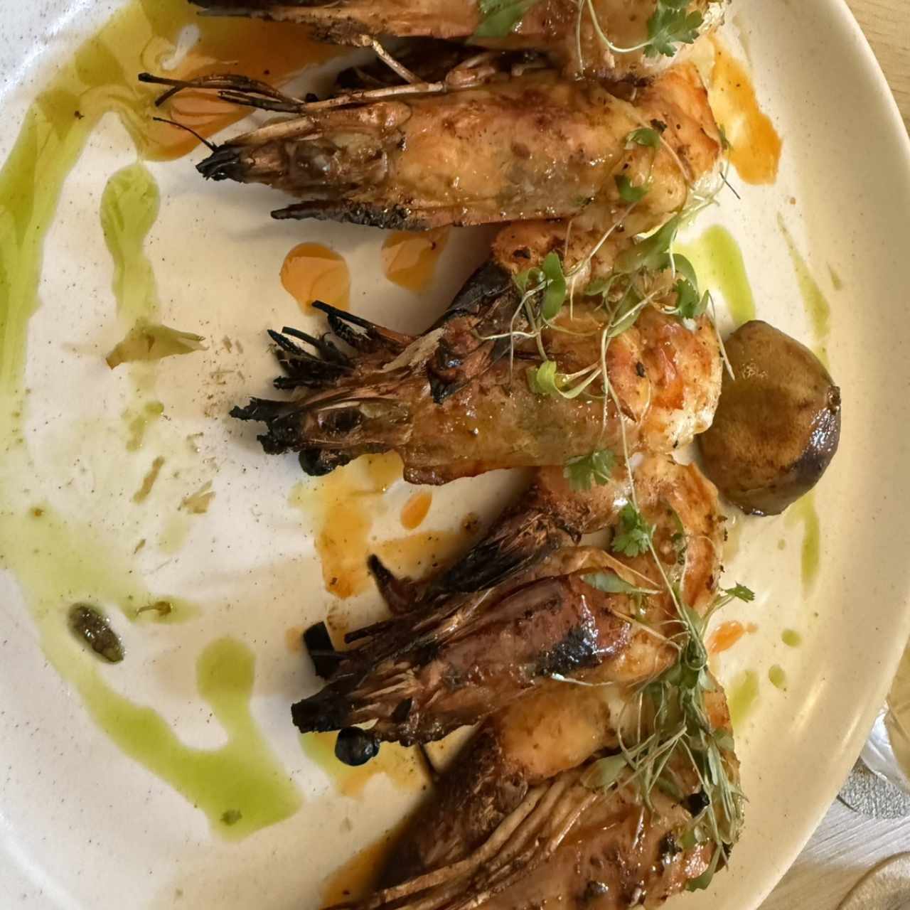 Langostinos a las Brasas