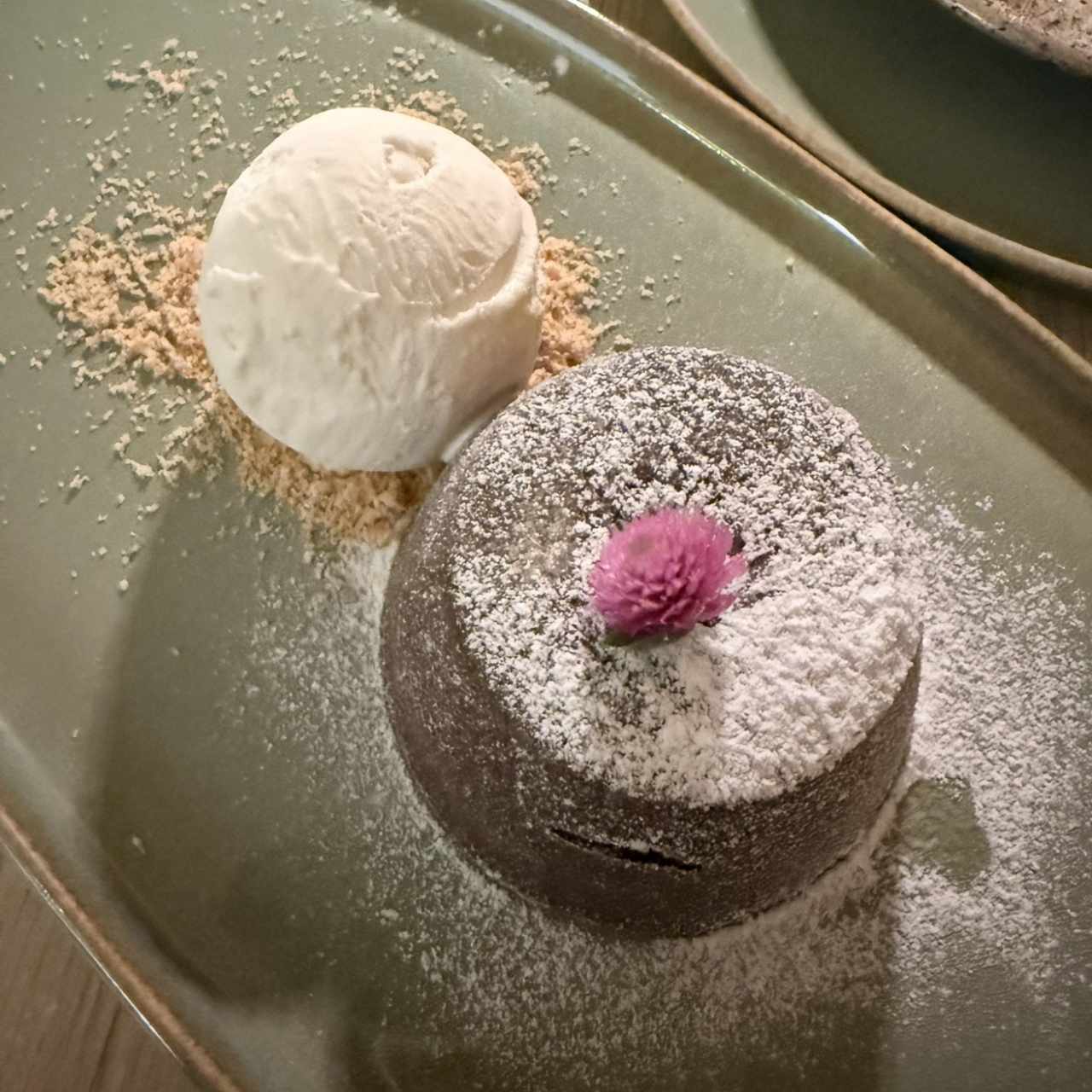 Volcán de chocolate