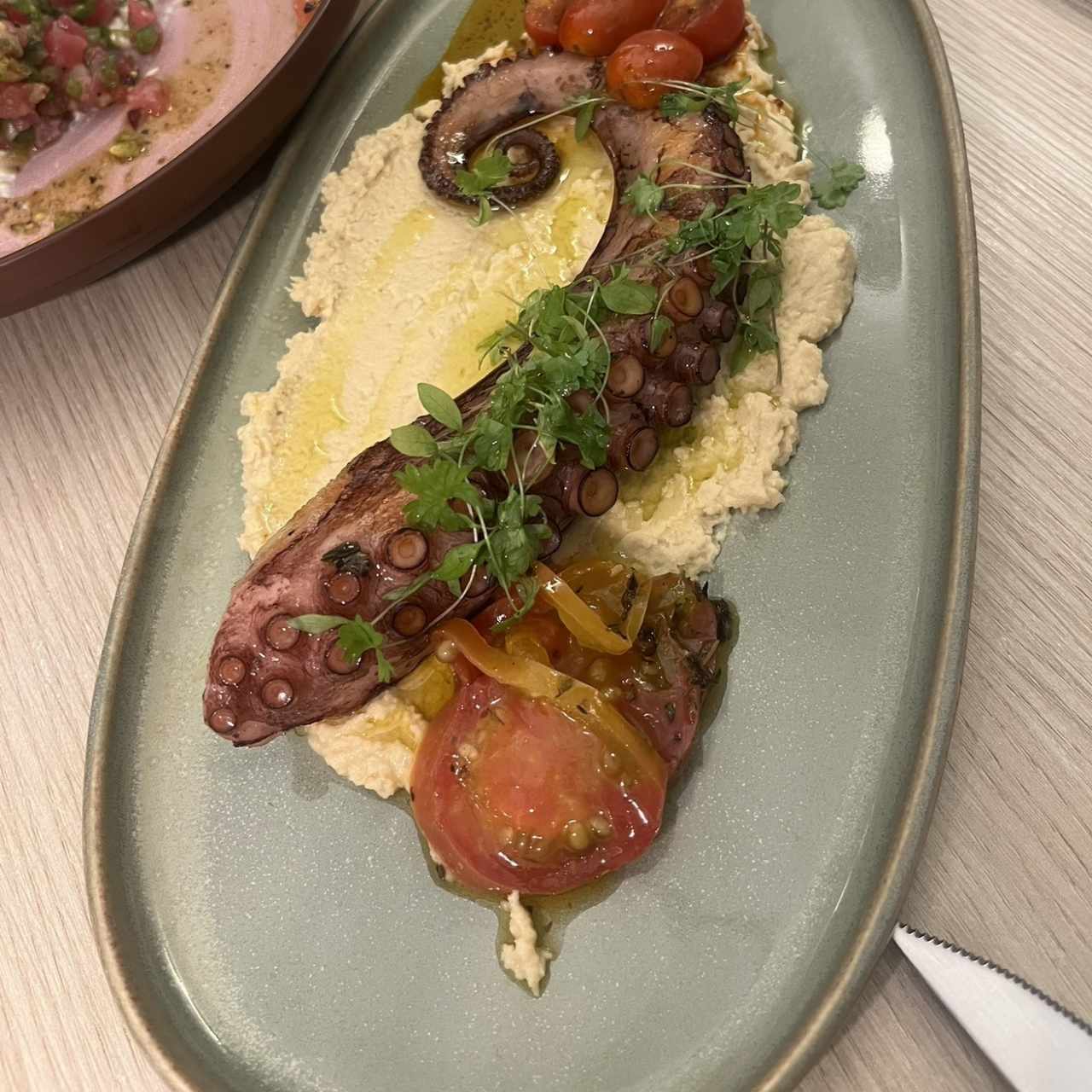 Entradas - Pulpo y Tomate