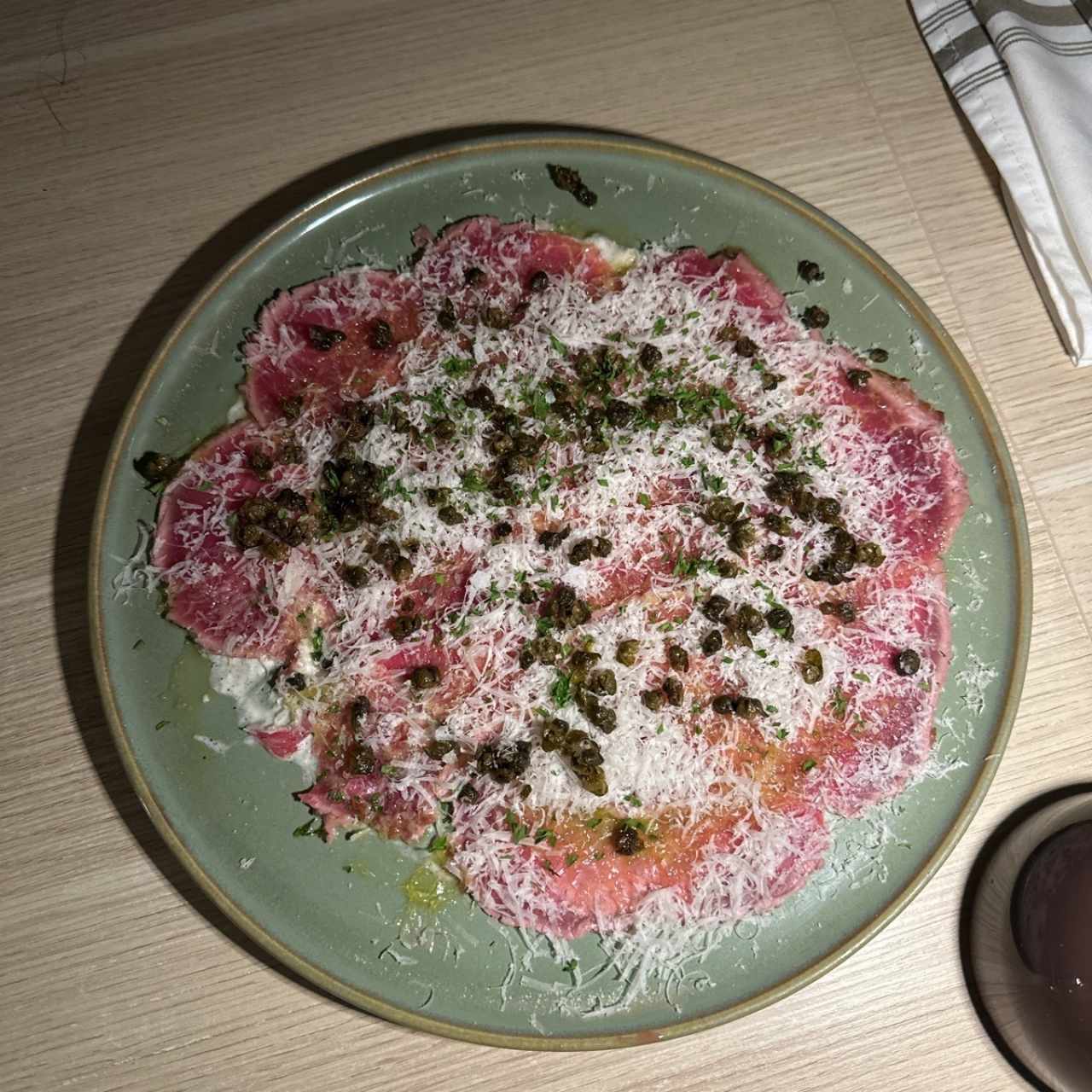 Entradas - Carpaccio de Res