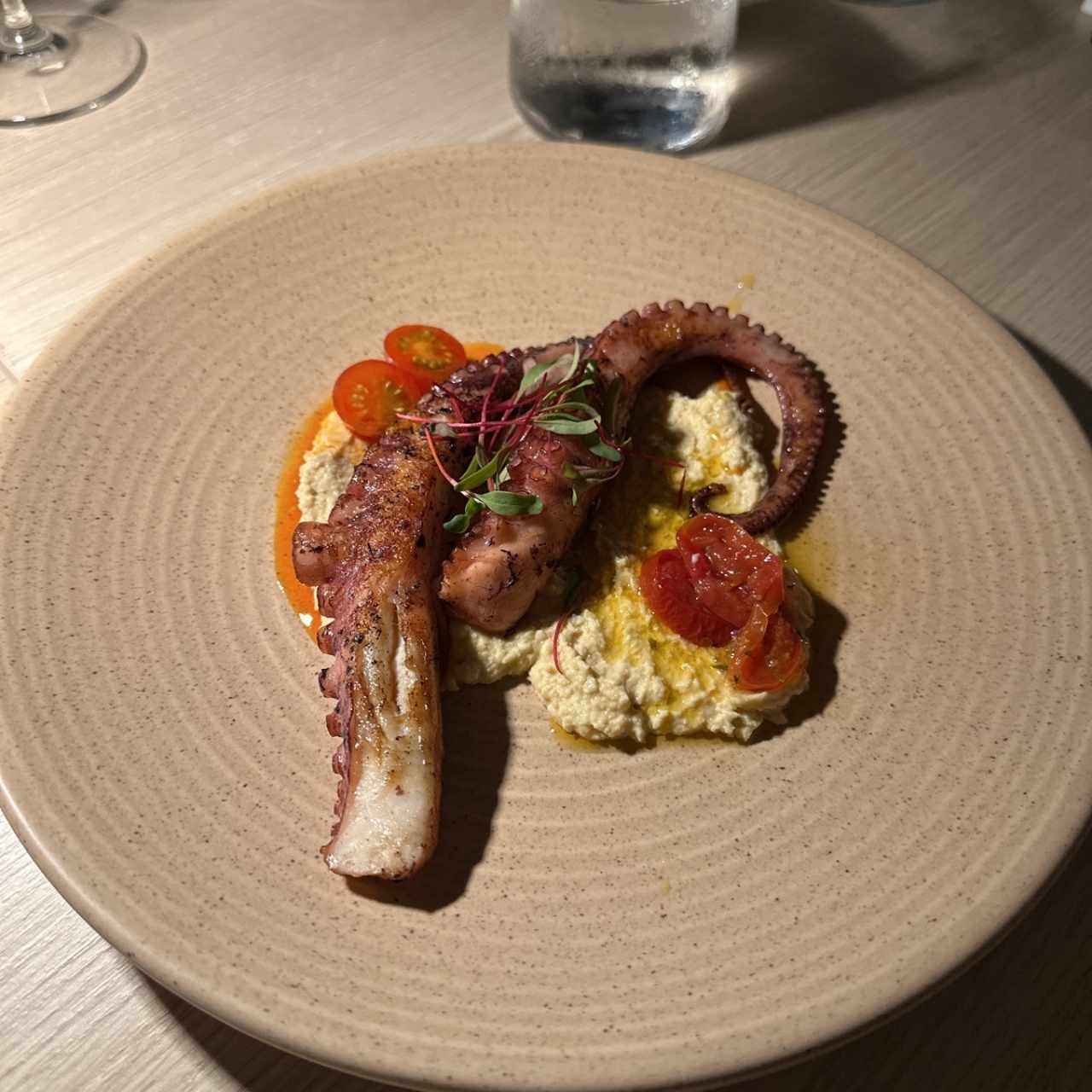 Entradas - Pulpo y Tomate